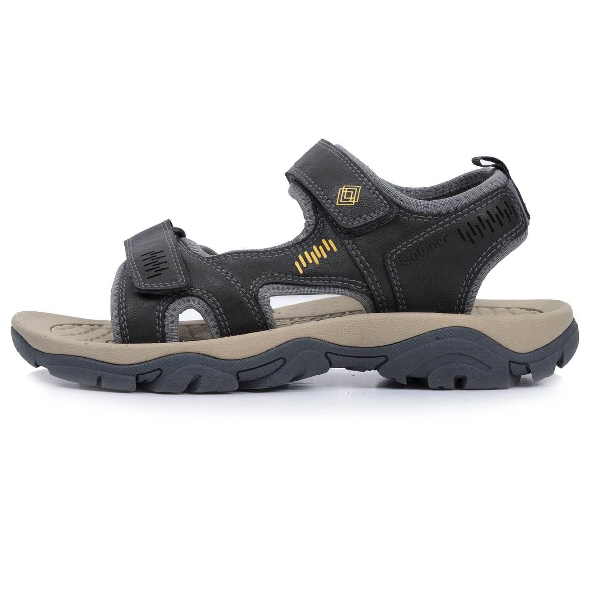 Sandales très confortables, et faciles a enfiler gris, ISOTONER