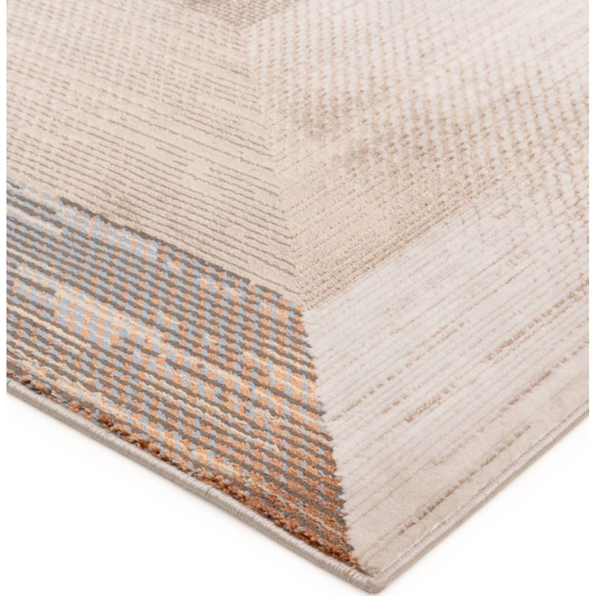 Tapis tissé plat moderne ROMI beige, NOVATREND