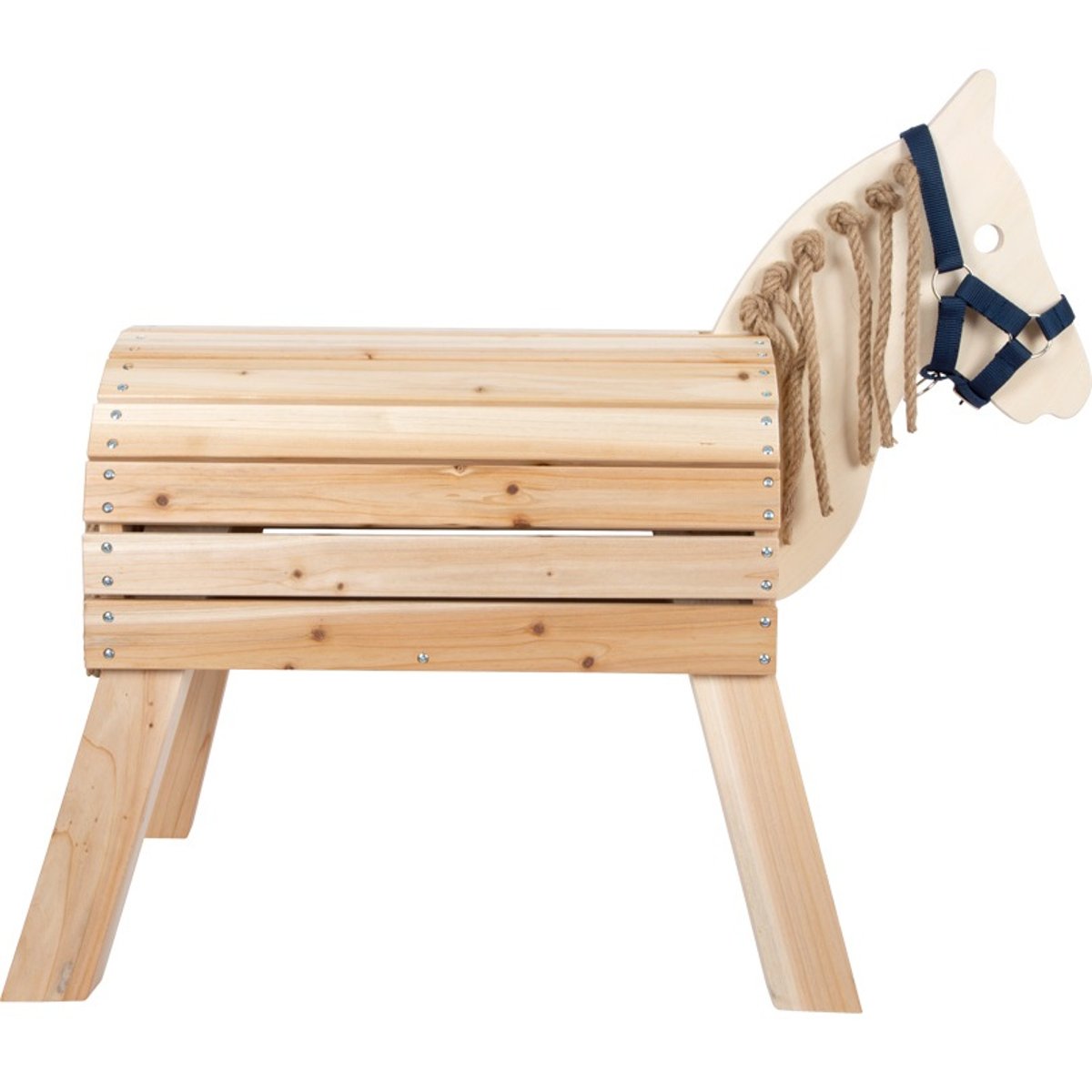 Cheval de bois compact beige, SMALL FOOT COMPANY