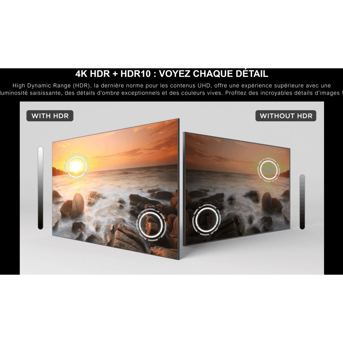 TV LED 50V6D (2026) 50" (127 cm) couleur unique, TCL