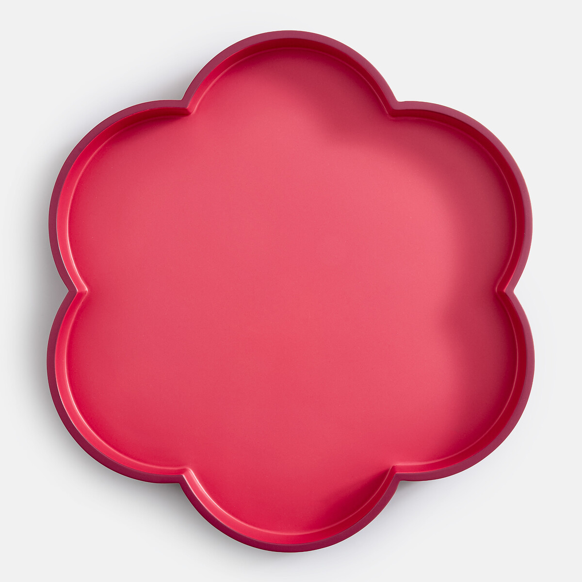 Plateau en forme de fleur, Itao bordeaux/rose, LA REDOUTE INTERIEURS