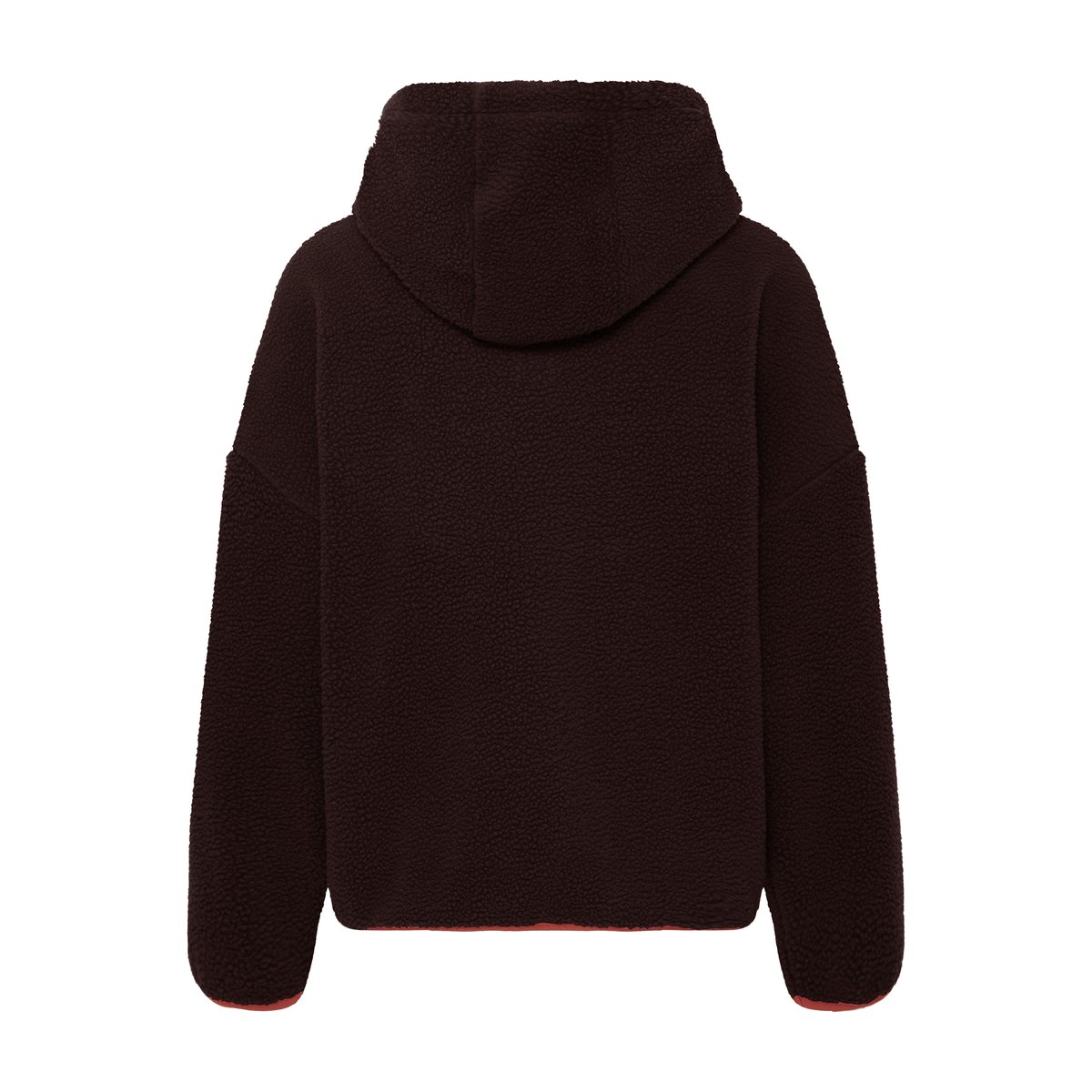 Sweat à capuche, manches longues marron coffee bean, ICHI