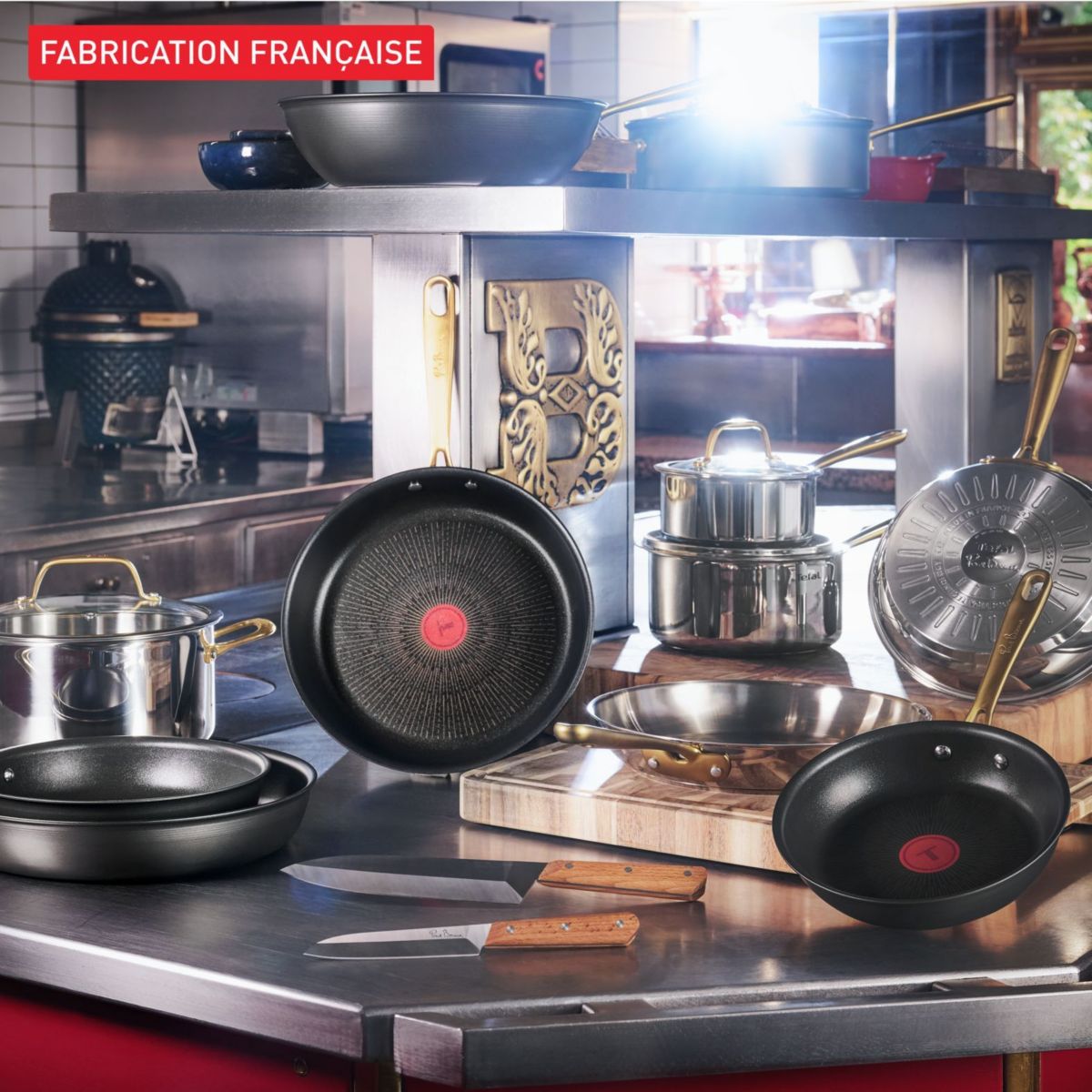 Poêle 28cm Bocuse Edition couleur unique, TEFAL