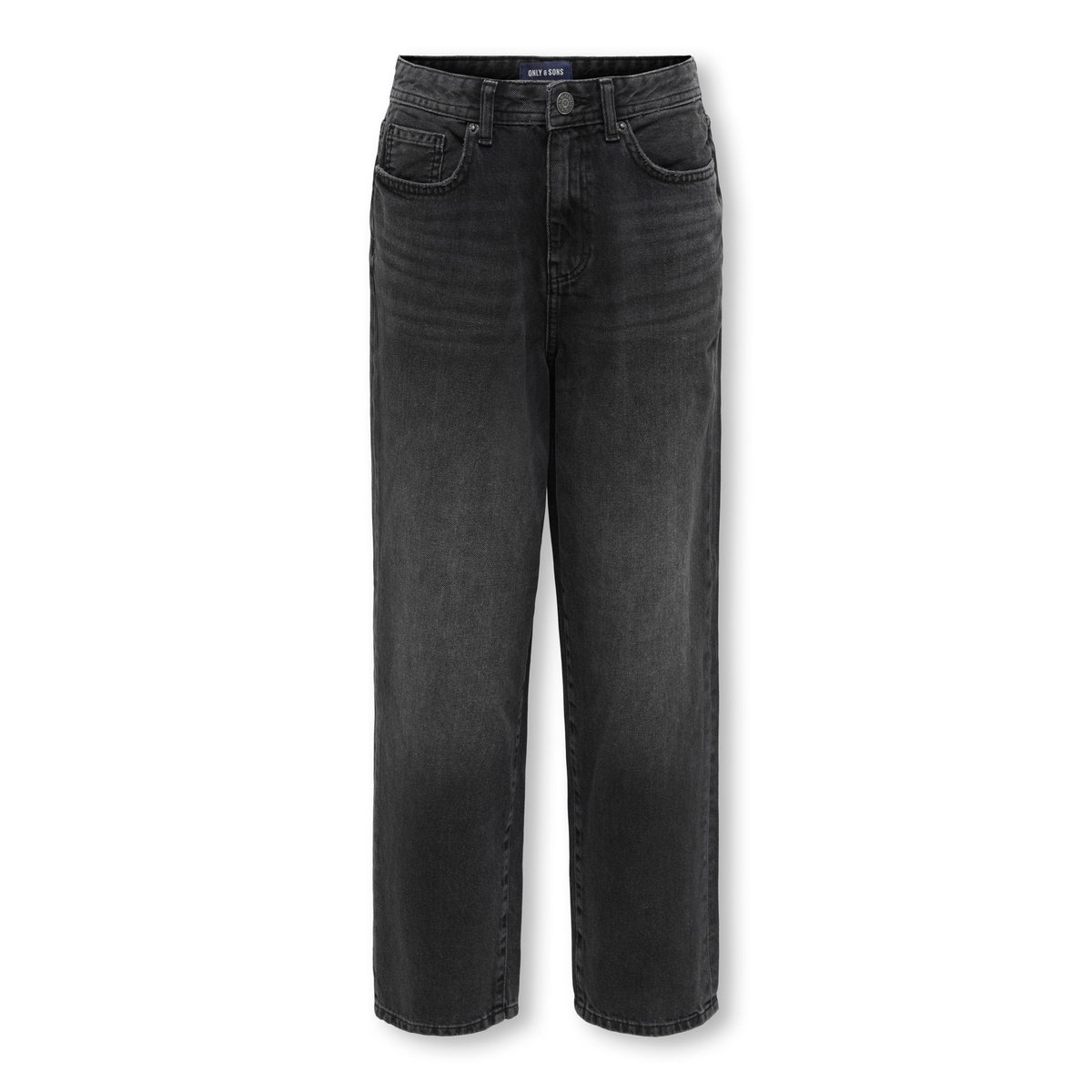 Jean À Coupe Ample washed black, ONLY & SONS JUNIOR