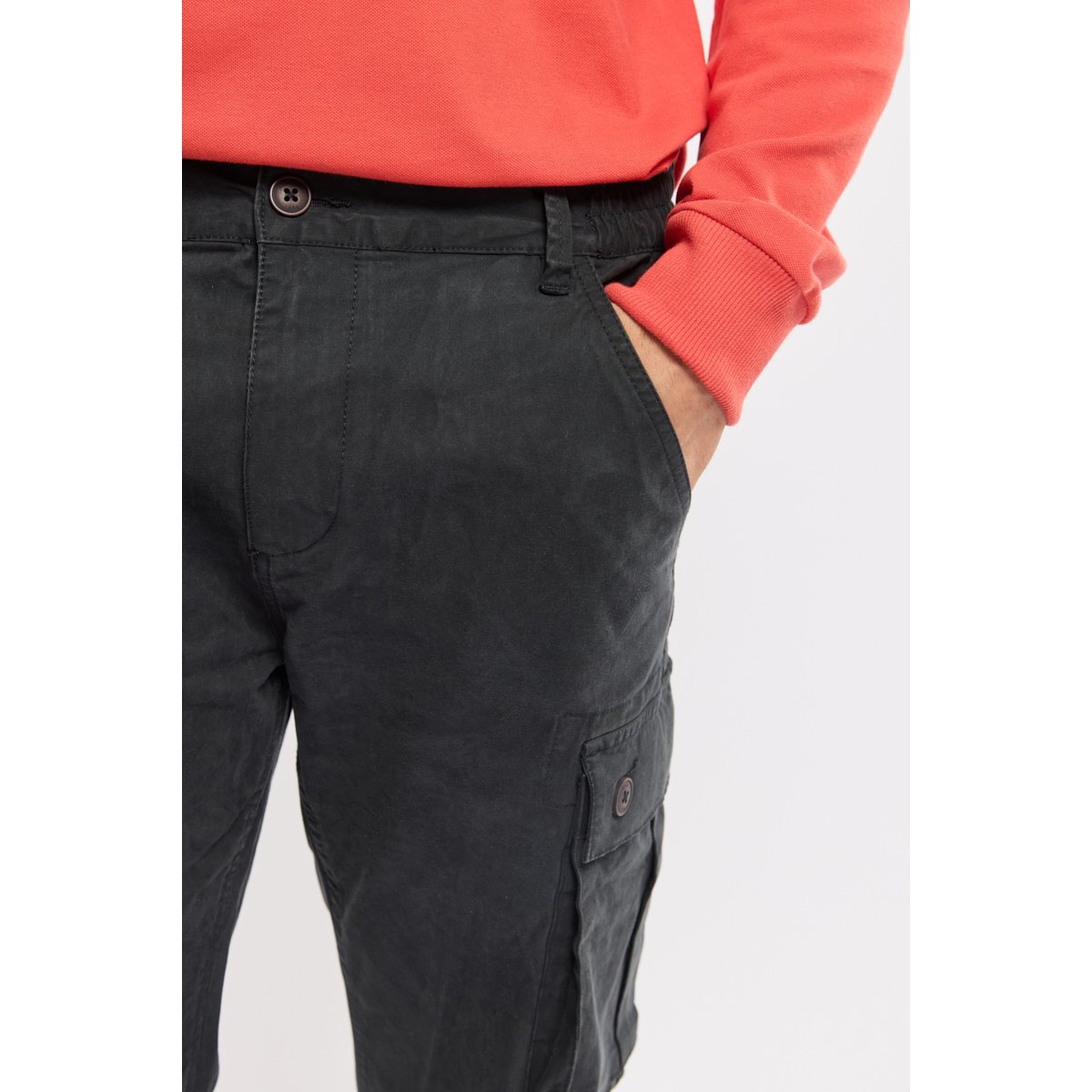 Pantalon multipoches DECKYL navy, BERMUDES