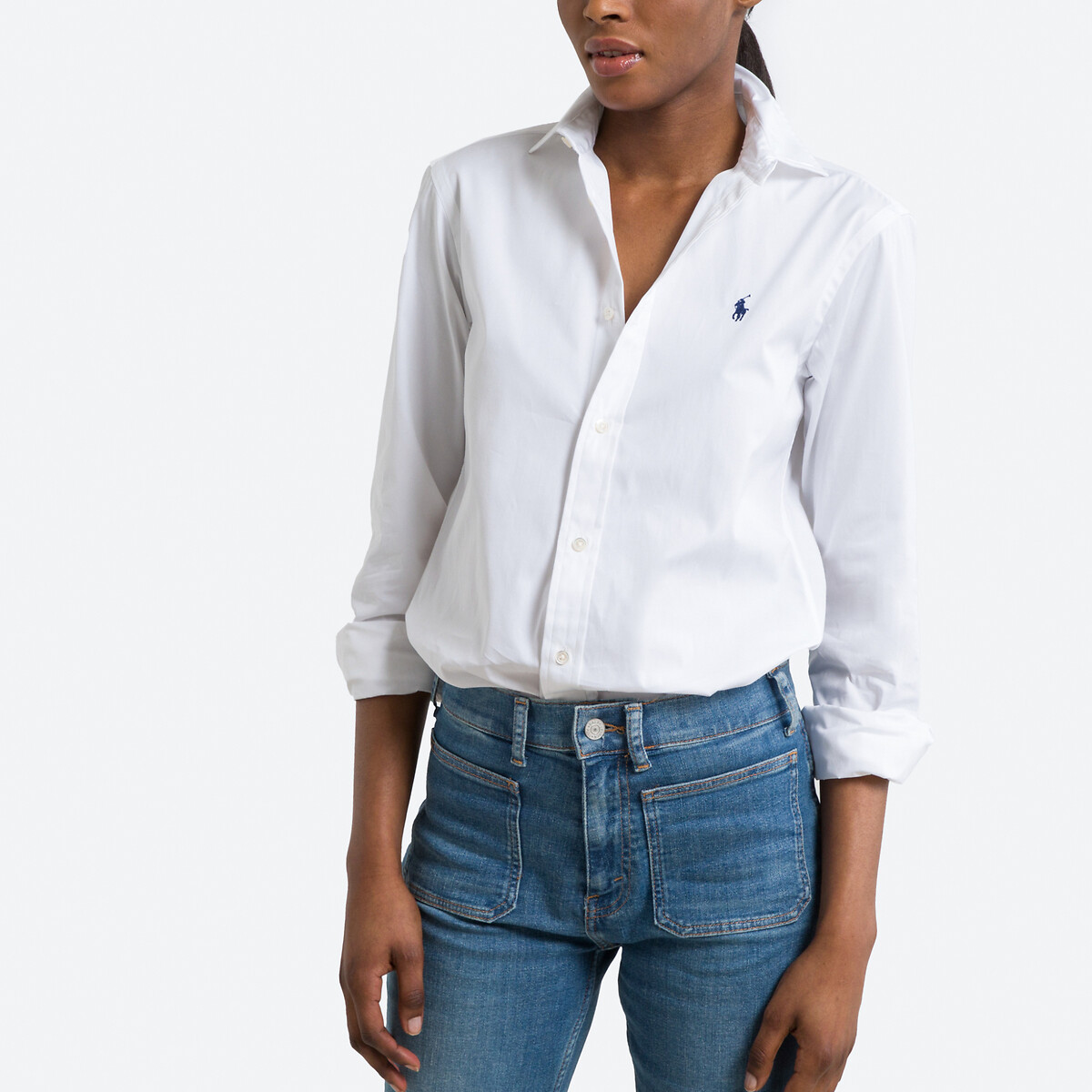 Chemise classique, manches longues blanc, POLO RALPH LAUREN