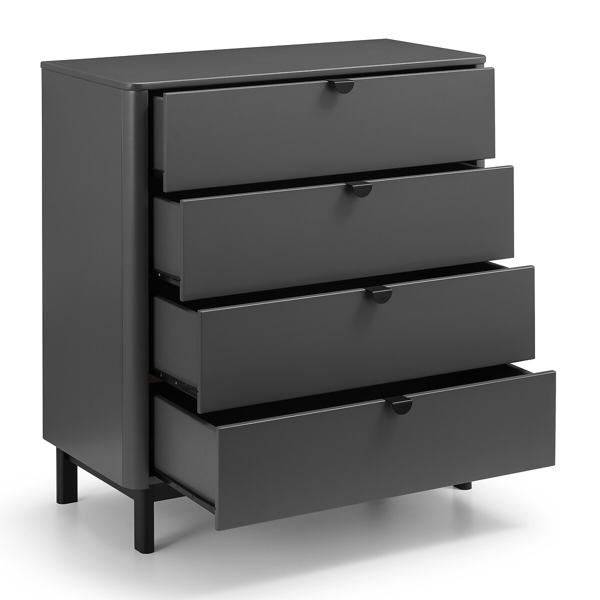 Alexis Chest of 4 Drawers slate grey, SO'HOME