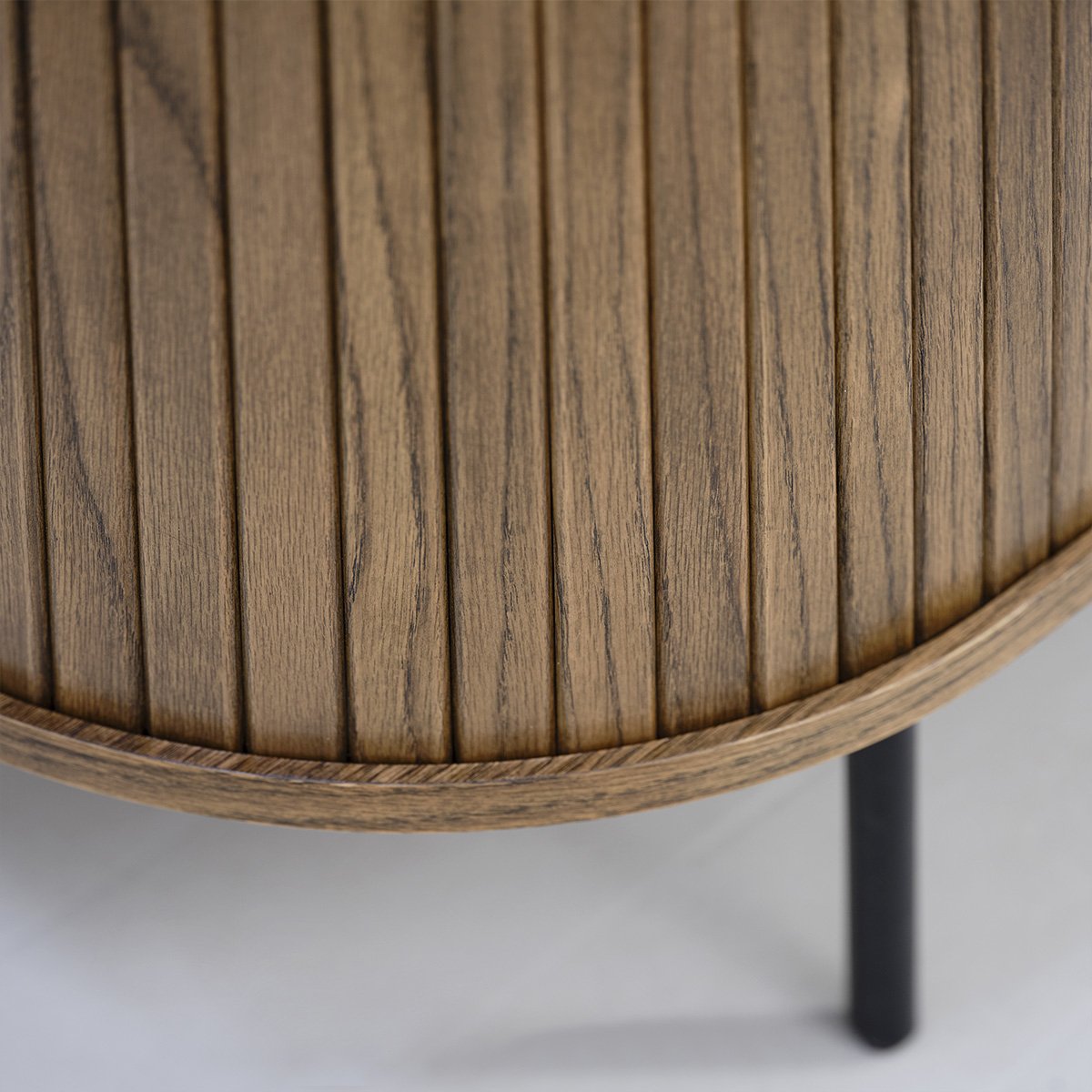 Buffet haut 2 portes - Bois - ALBA bois foncé,naturel,noir, MAISON AUBERTIN