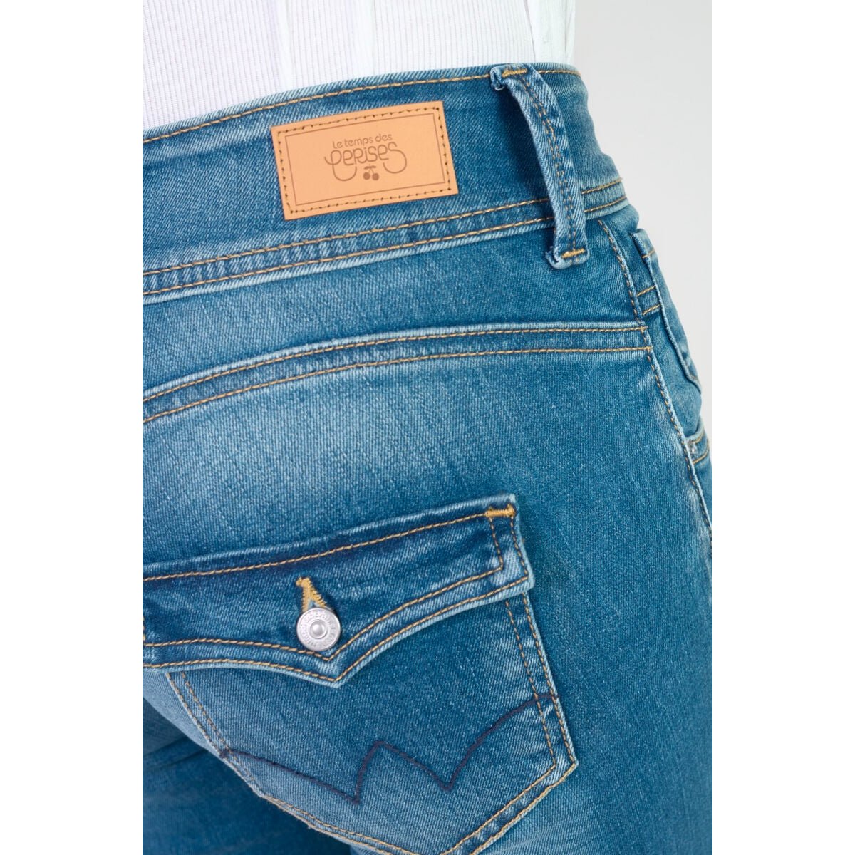Jeans bootcut 2002, longueur 34 blue, LE TEMPS DES CERISES