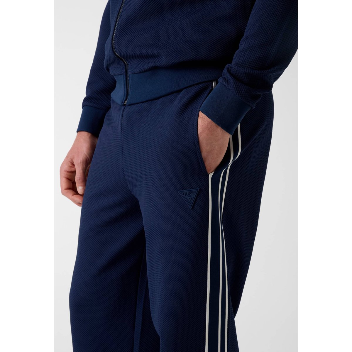 Joggers À Coupe Régulière bleu foncé, GUESS