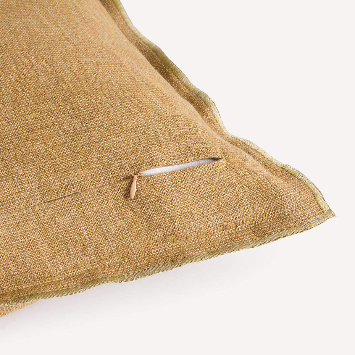 Housse de coussin en chambray, MISSIA jaune curry, AM.PM