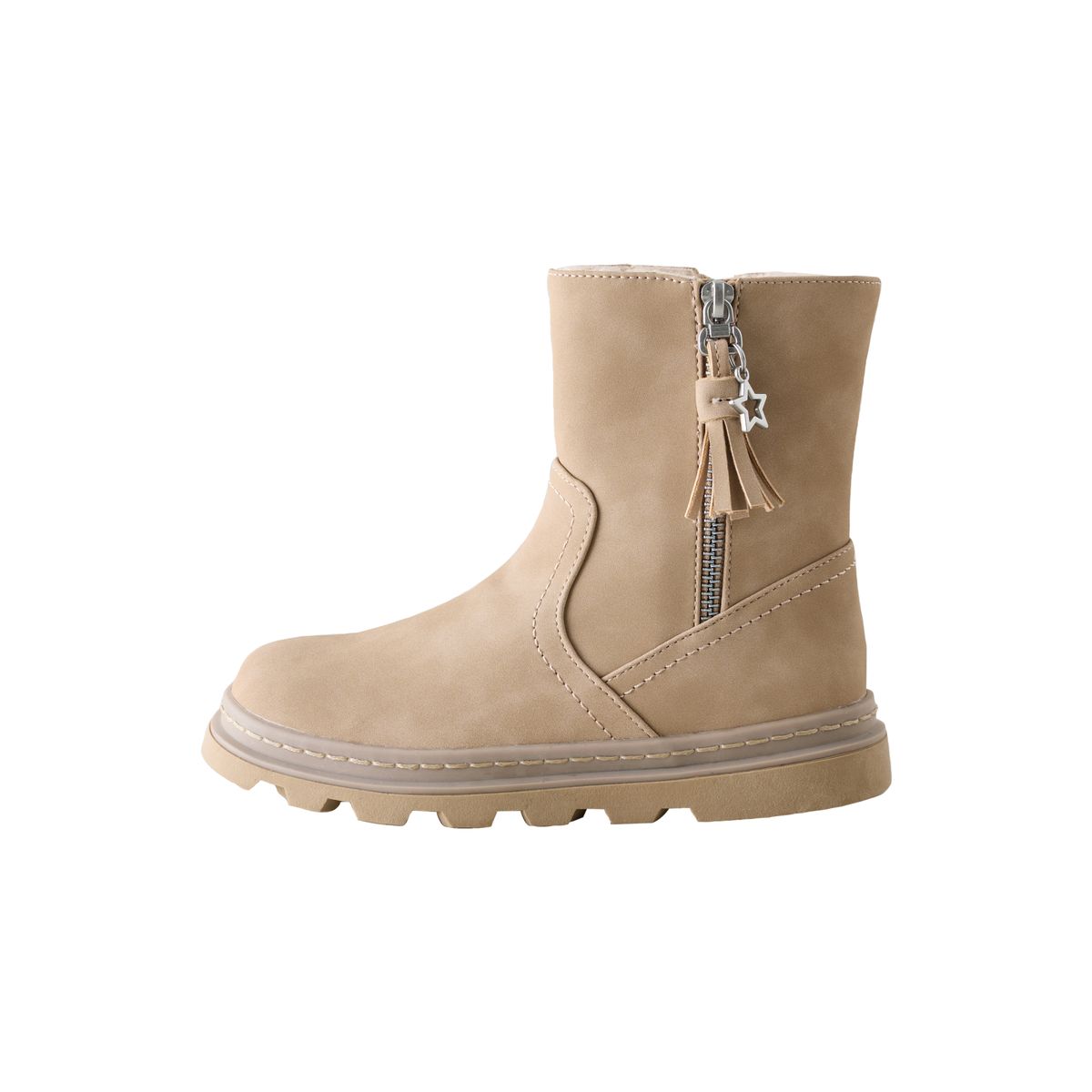 Bottes à pompons doublées de imitation fourrure naturel, NEXT