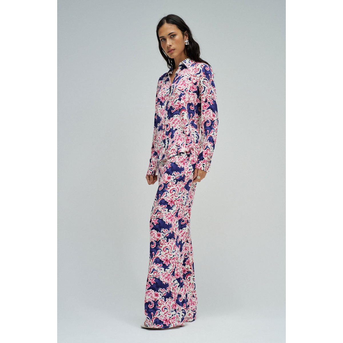 CHEMISE À MOTIF FLORAL rose, SALSA JEANS