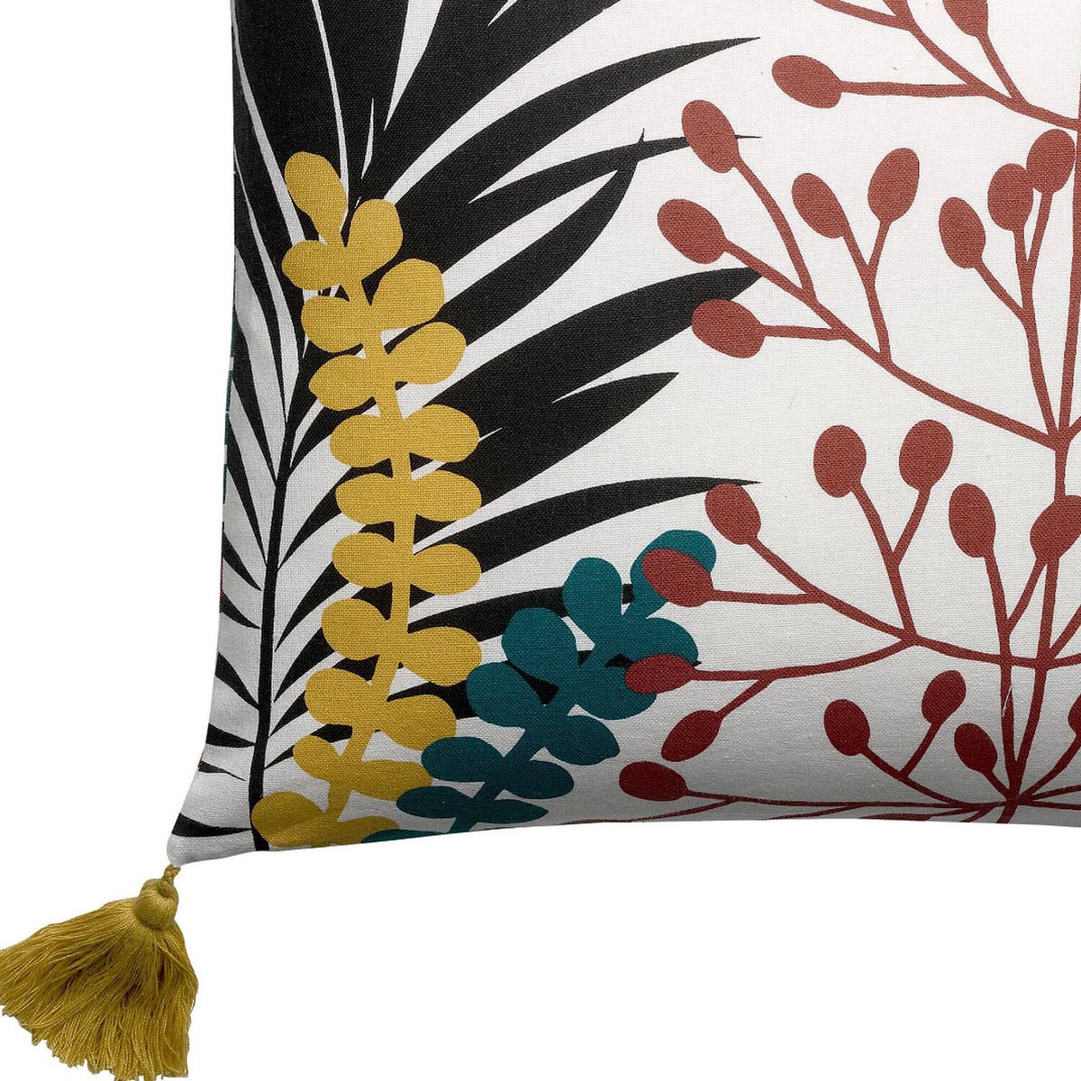 Coussin déco polyester, Piura, Piura grenat, C DESIGN HOME TEXTILE