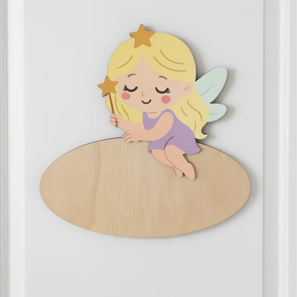 Plaque de porte personnalisable fée, VINTIUN