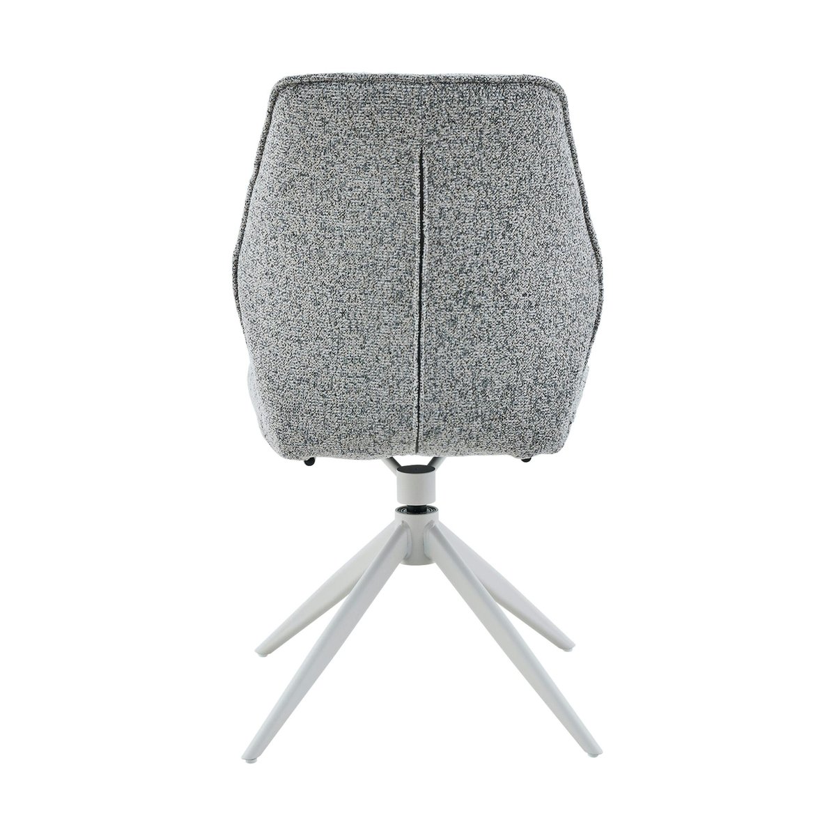 Chaise pivotante en tissu (lot de 2) CORTINA gris, PIER IMPORT