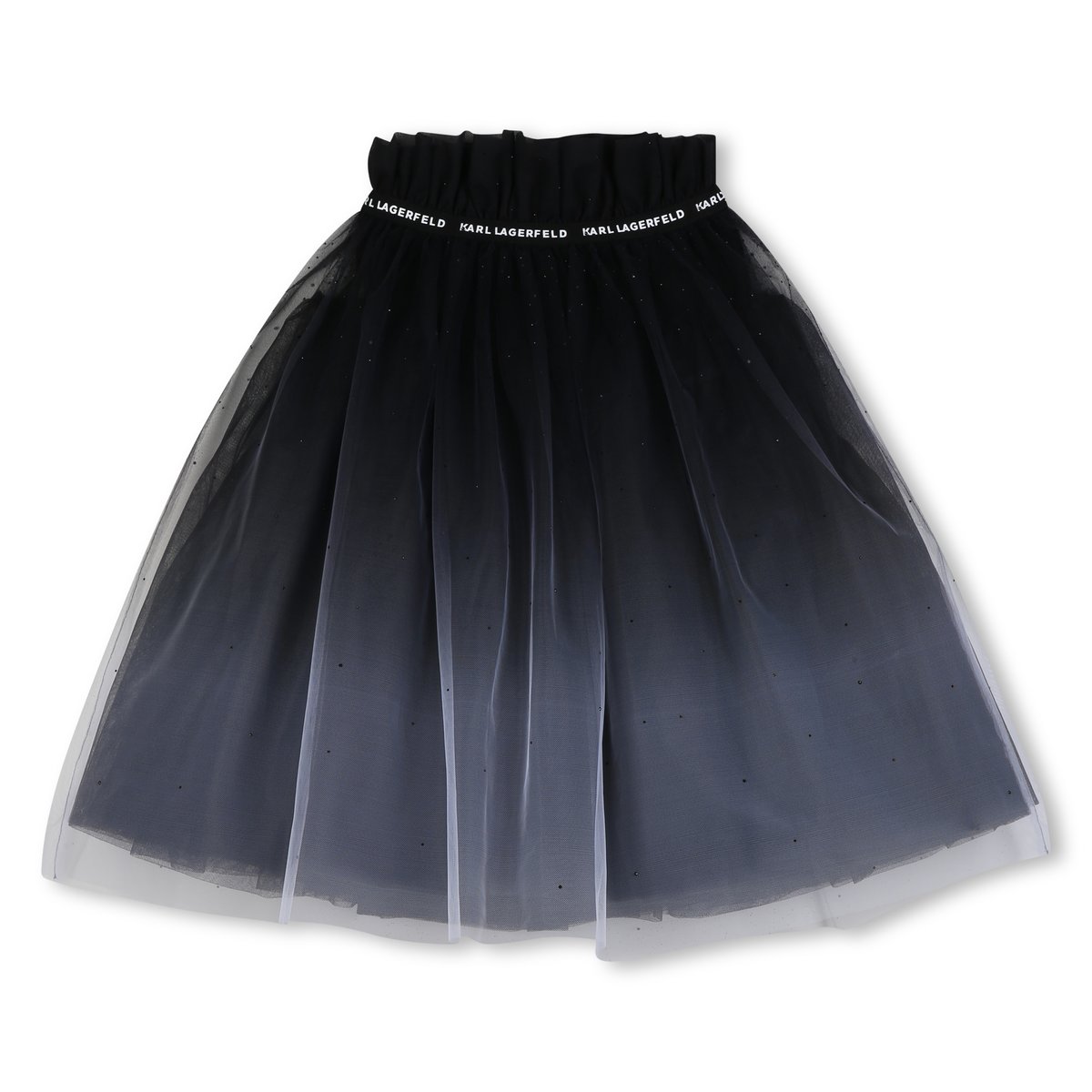 Jupe en tulle blanc noir, KARL LAGERFELD KIDS