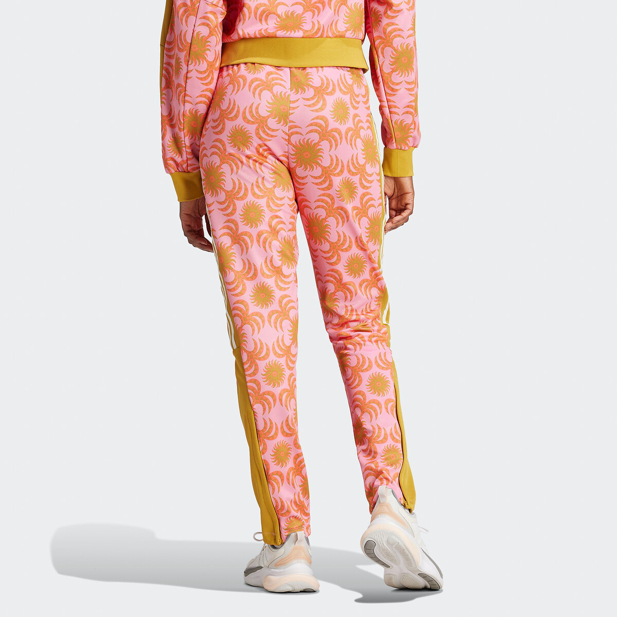 Pantalon de jogging graphique Farm Rio imprimé fond rose, ADIDAS SPORTSWEAR
