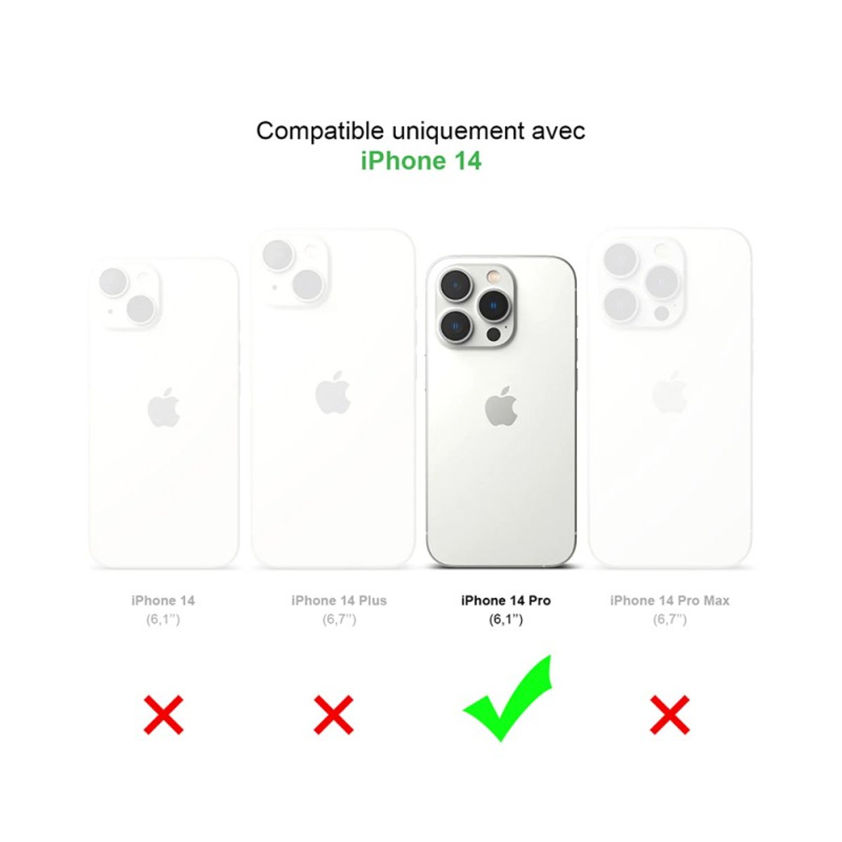 Coque 360 iPhone 14 Pro love potion, EVETANE