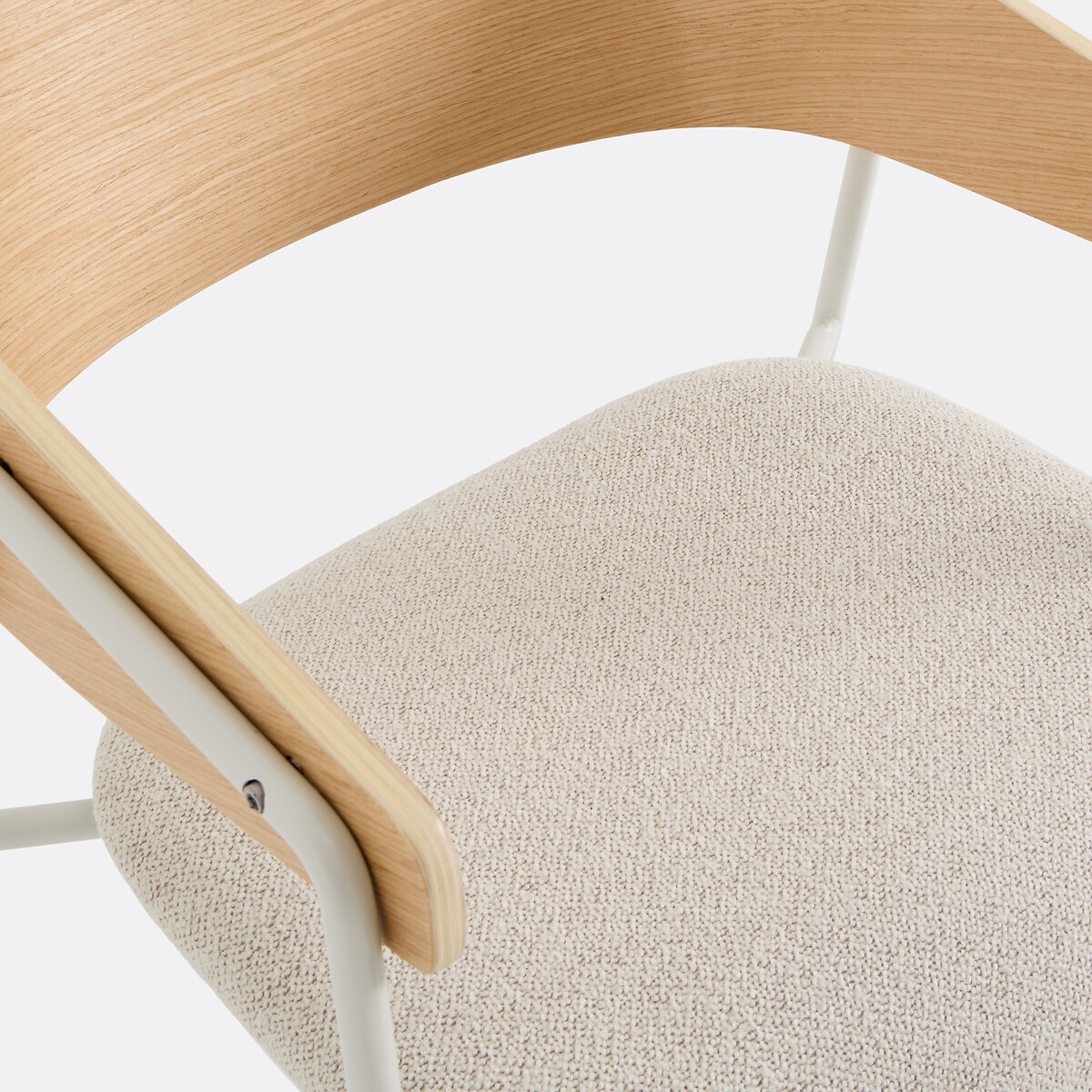 Sillón de comedor, Elleza crudo/beige , LA REDOUTE INTERIEURS