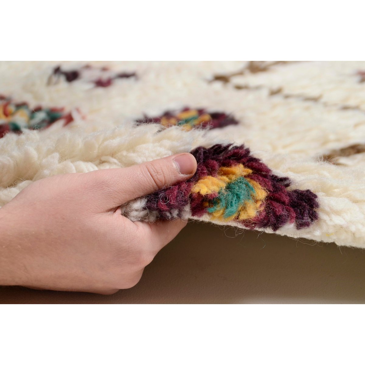 Tapis en style berbère - NOMADIC DESIGN beige, THEKO