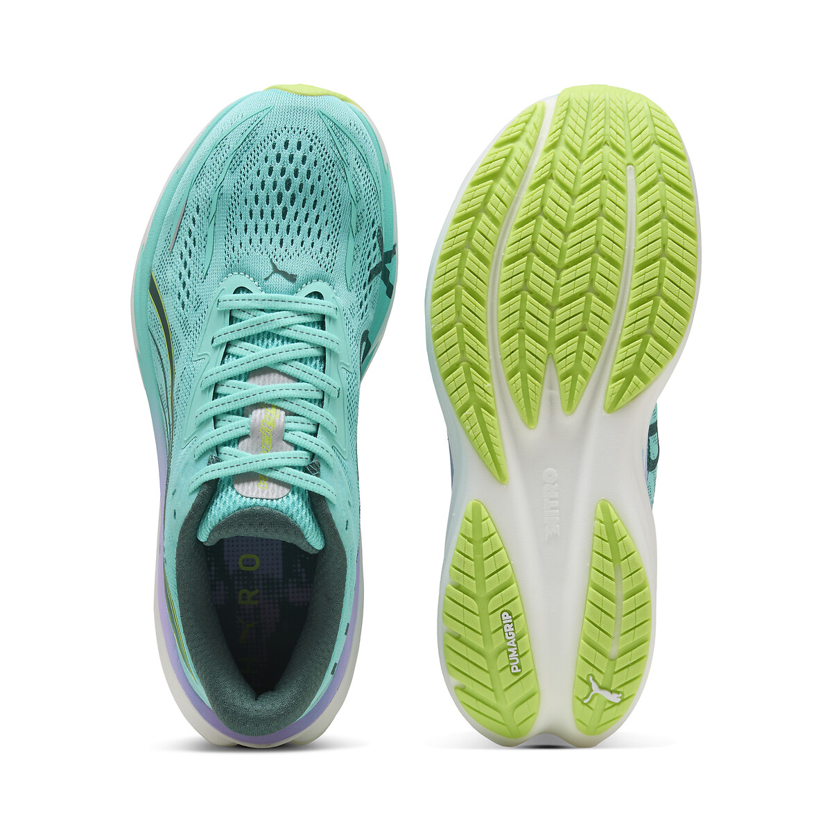 Baskets VELOCITY NITRO 5 - PUMA X HYROX bleu turquoise, PUMA