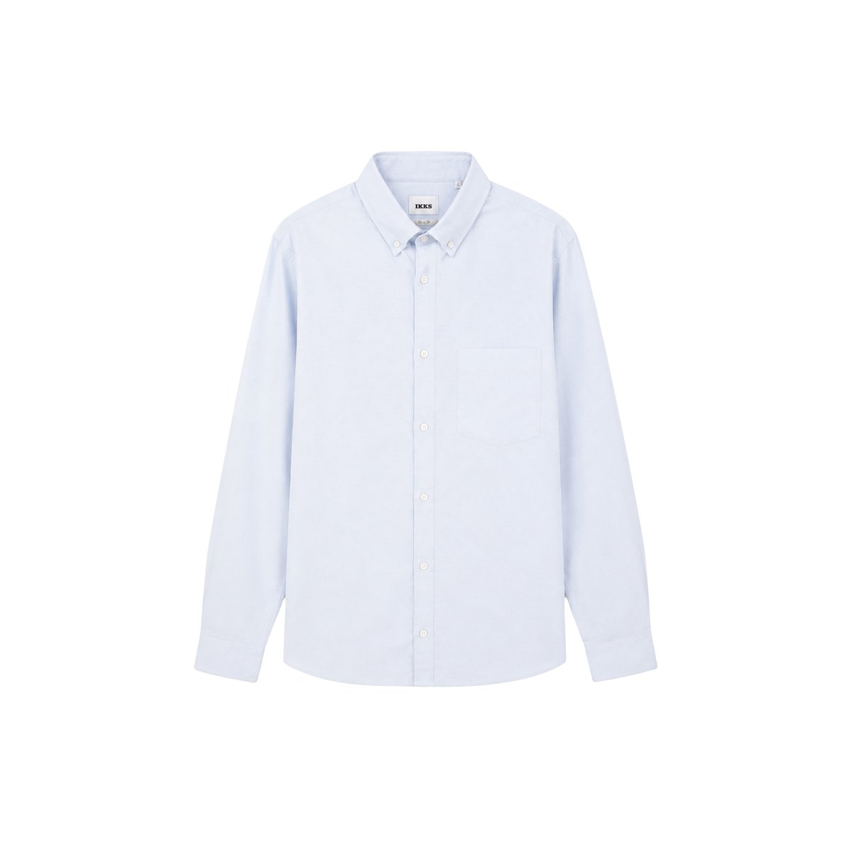 Chemise regular poche plaquée bleu ciel, IKKS