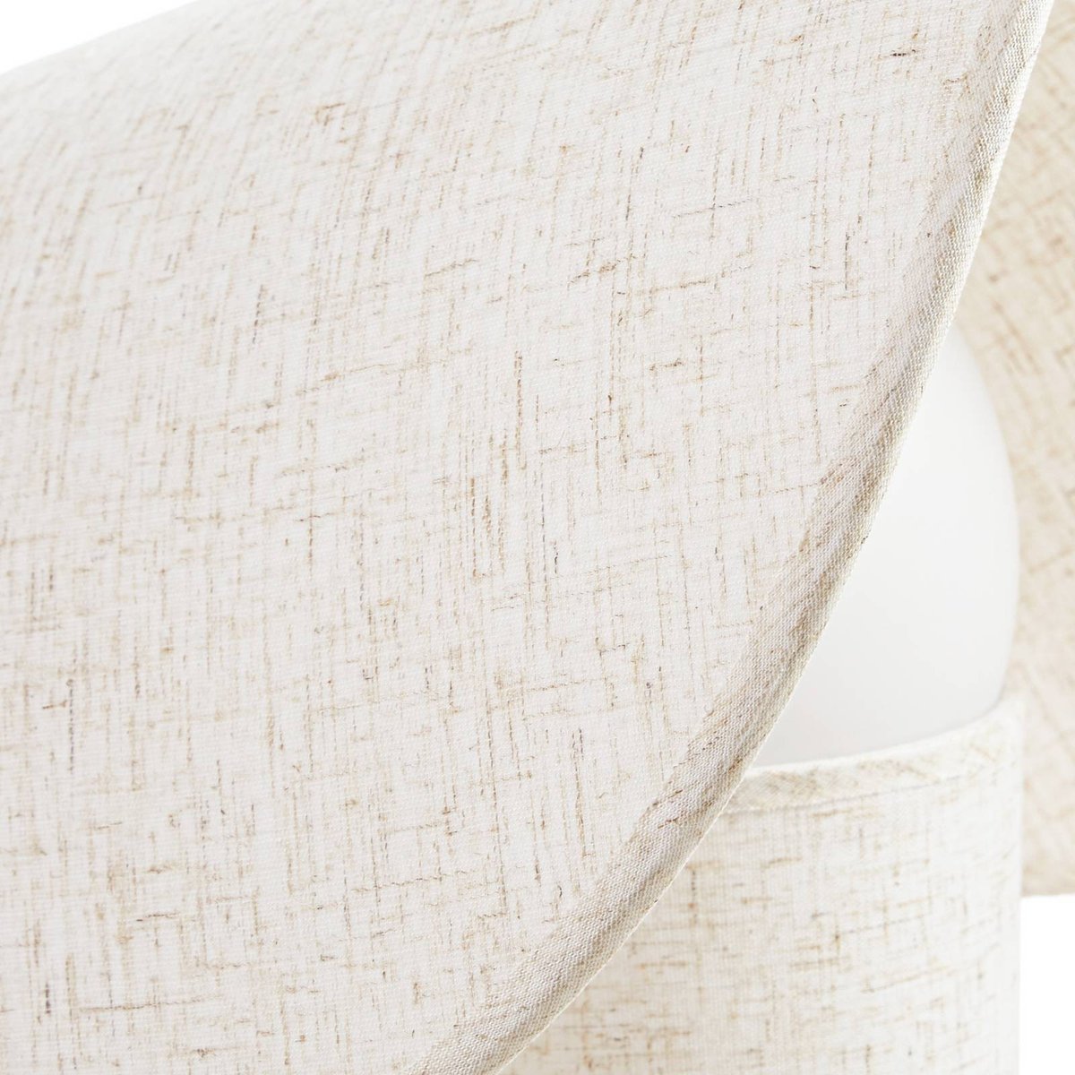 Lampe à poser en textile designLED, Tamani beige, blanc, LUCANDE