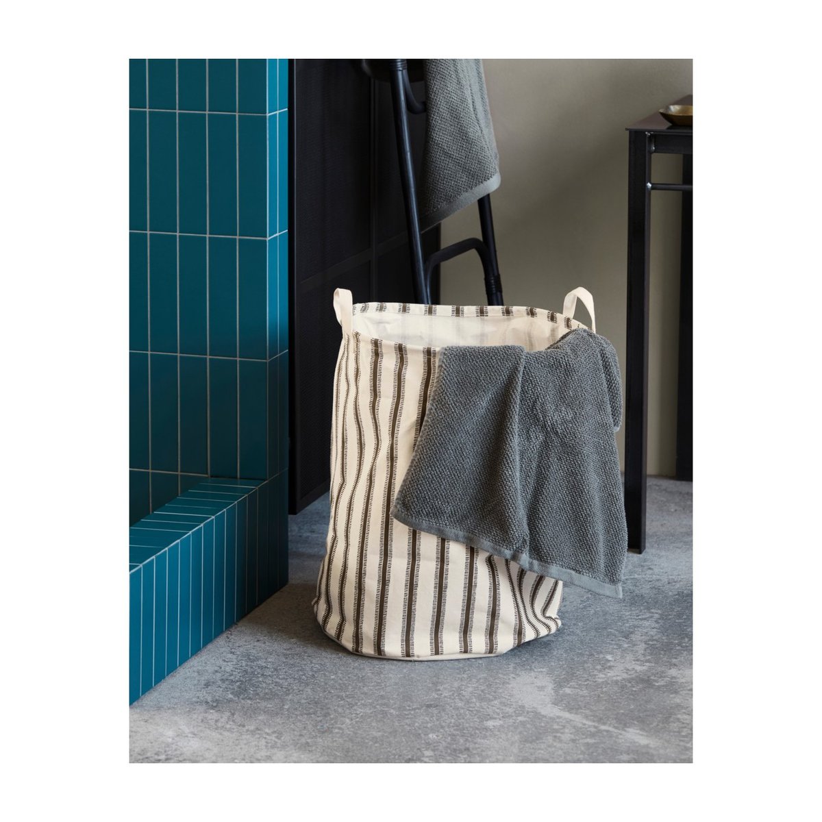Sac à linge Vibes 50 cm brown, HOUSE DOCTOR