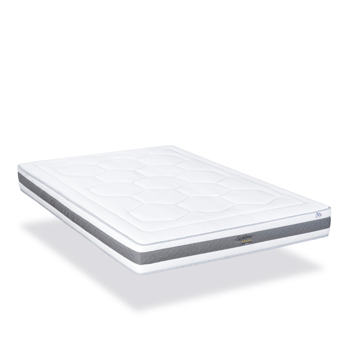 Matelas Mémoire de forme 22 cm SUBLIME - HYPSOM blanc, BELLECOUR