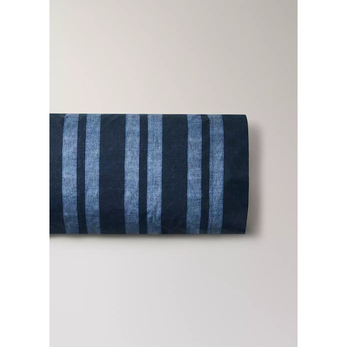 Taie d’oreiller 100 % coton 45x110 cm bleu indigo, MANGO HOME