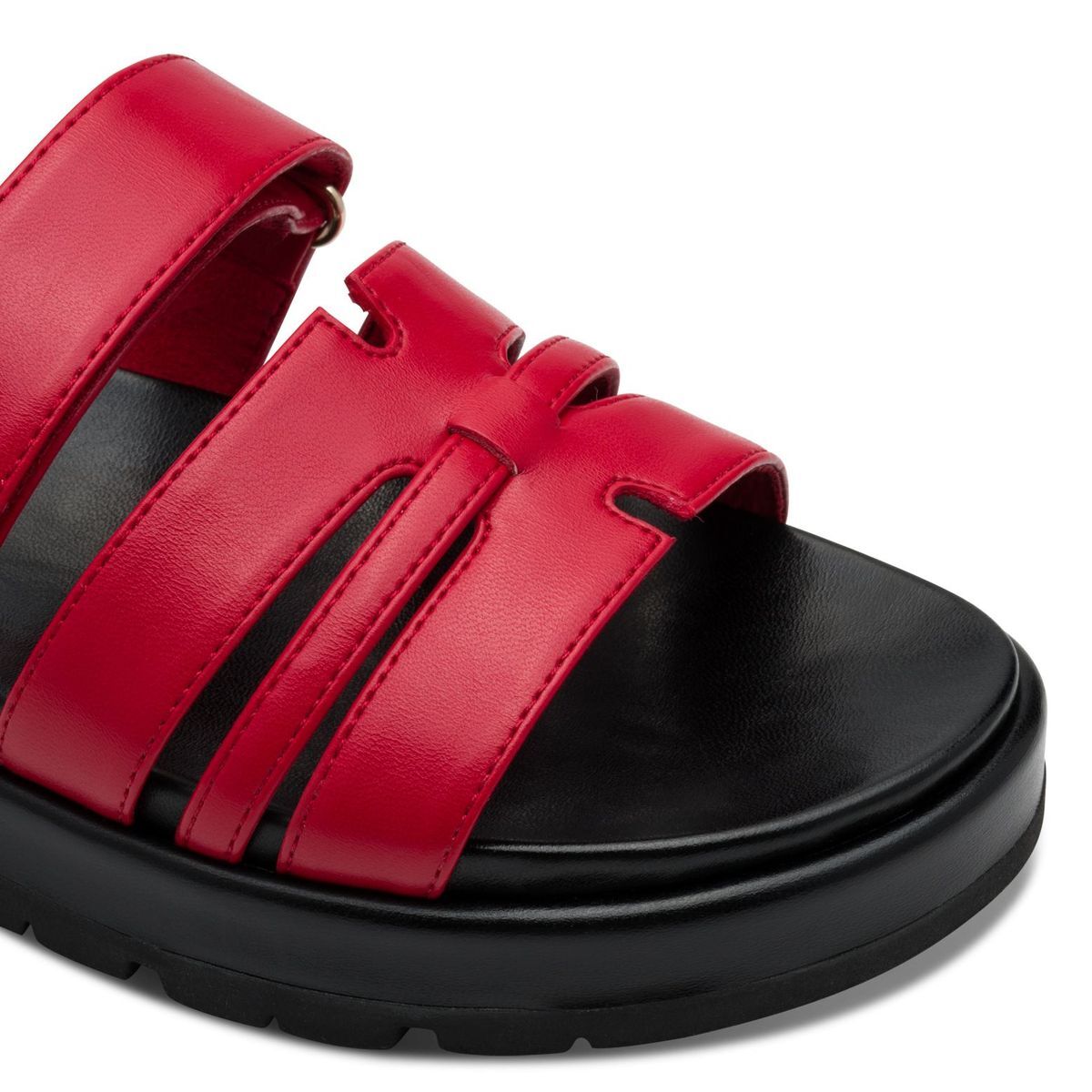 Mule plate rouge, MARCO TOZZI