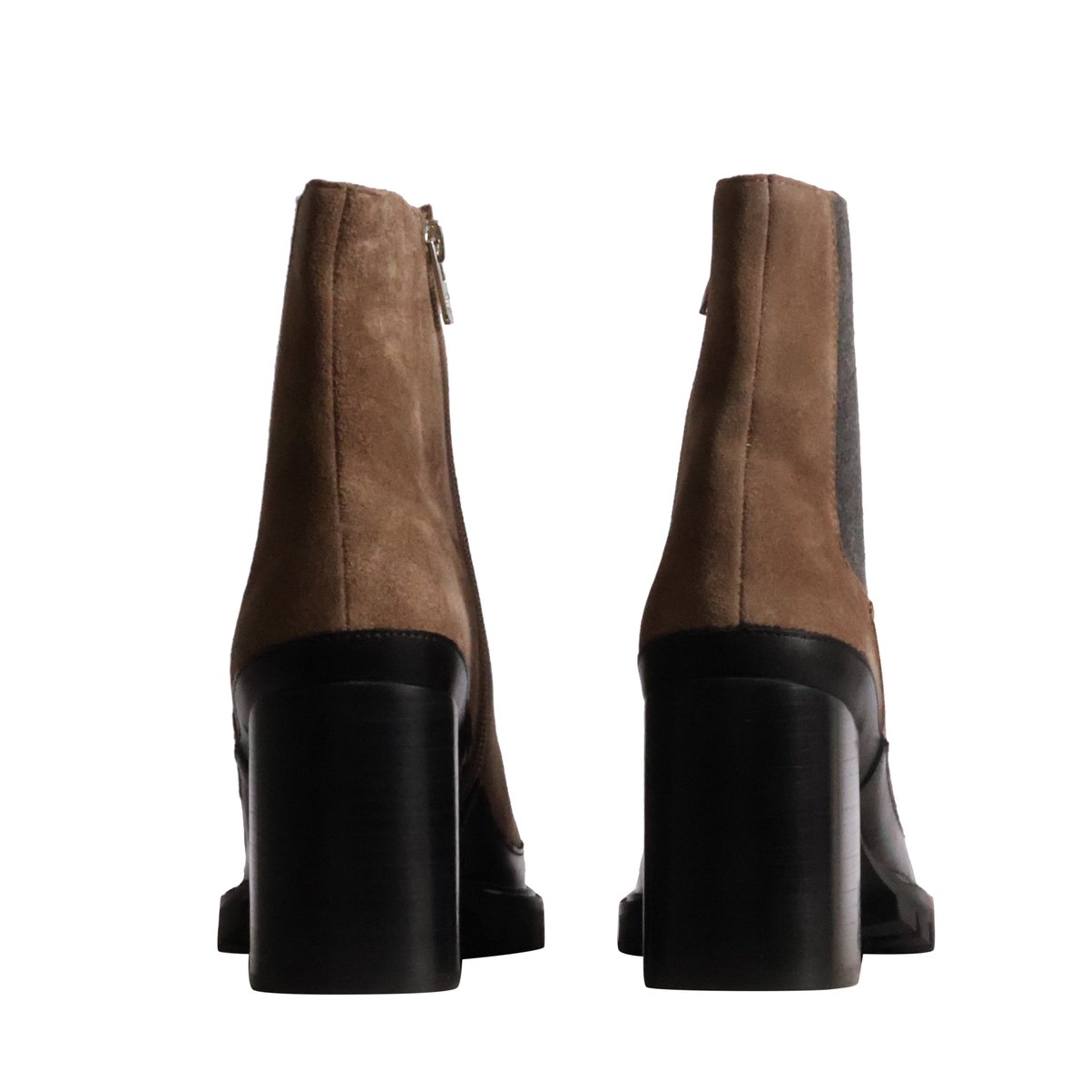 Bottine Cuir Mila taupe, EMILIE KARSTON