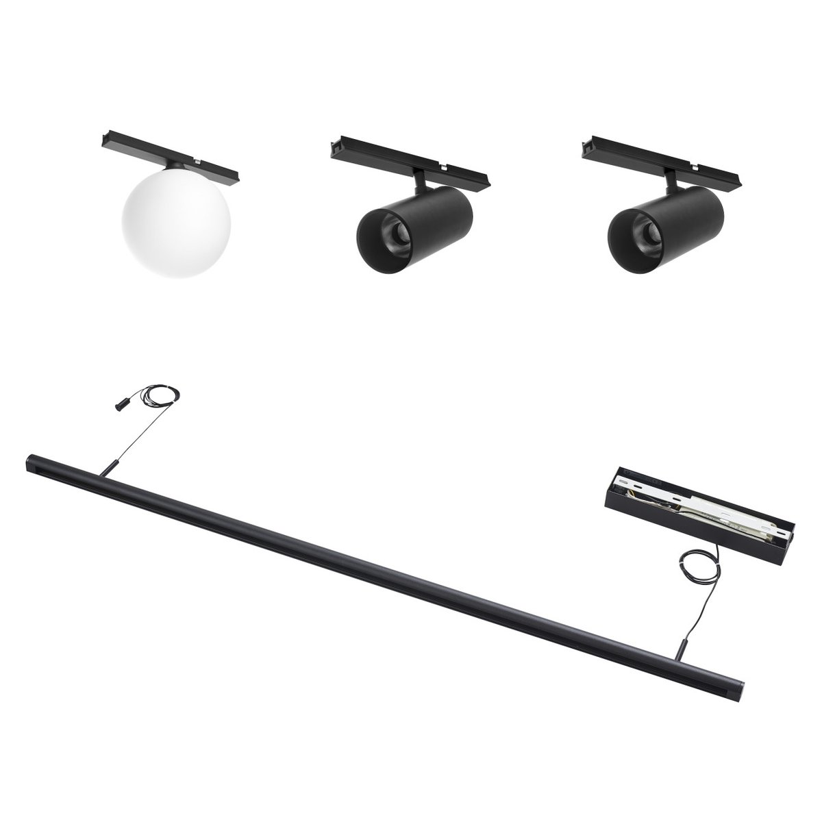 Kit pour suspension magnétique - LYNE noir et blanc, KOSILUM