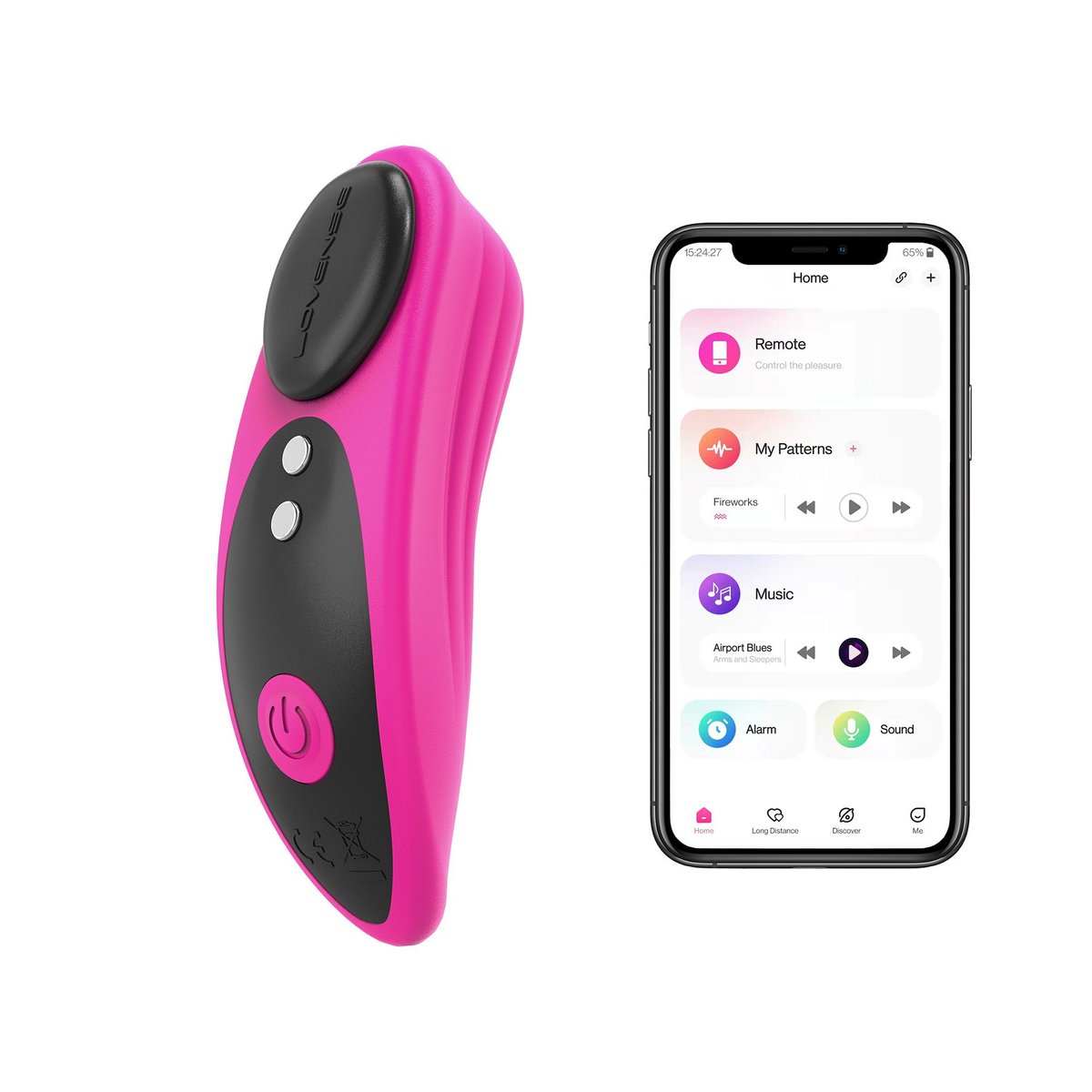 Culotte vibrante connectée FERRI magenta, LOVENSE