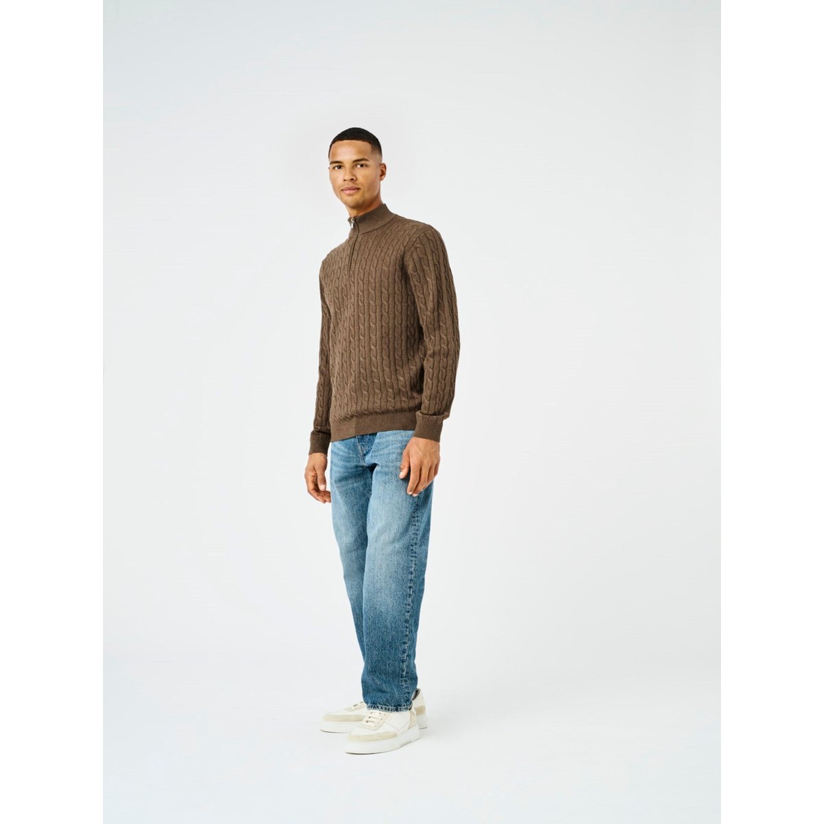 Pull En Maille coffee bean, ONLY & SONS