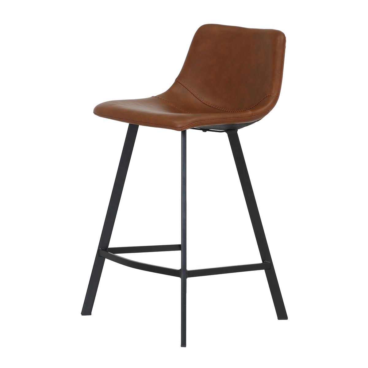 Chaise snack PU cognac, ZAGO