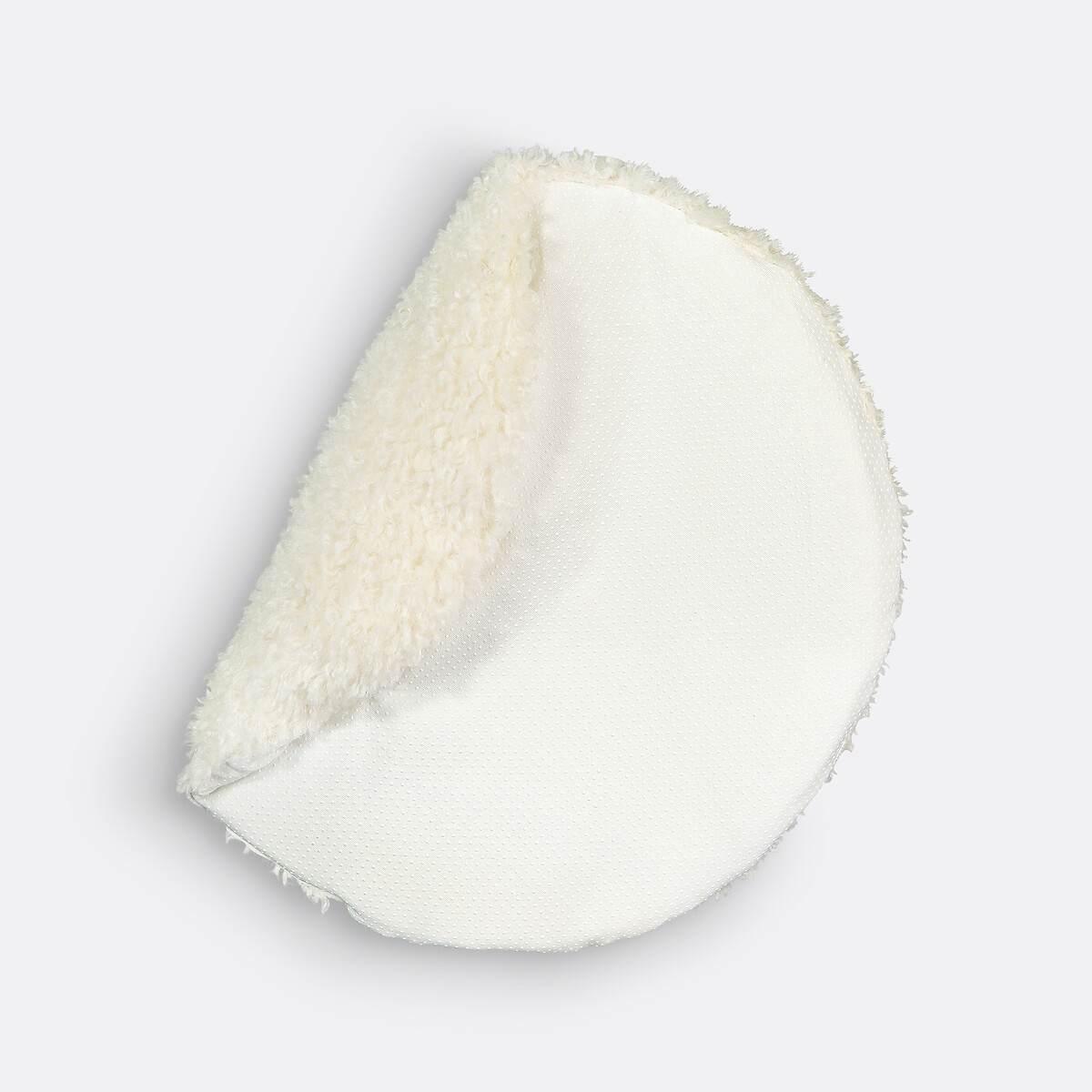 Galette chaise en sherpa Ouate ecru, LA REDOUTE INTERIEURS