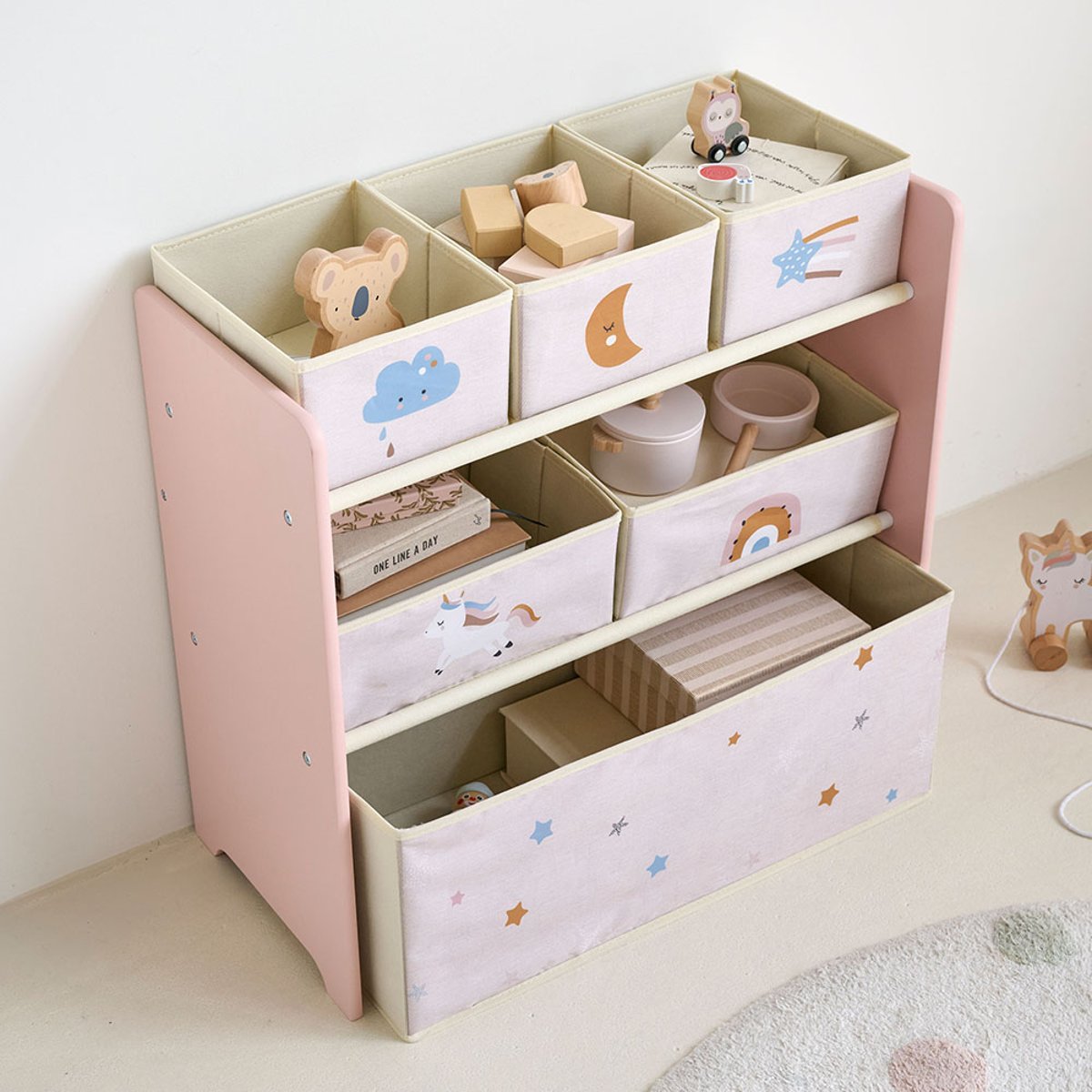 Meuble de rangement rose, PETITE AMELIE