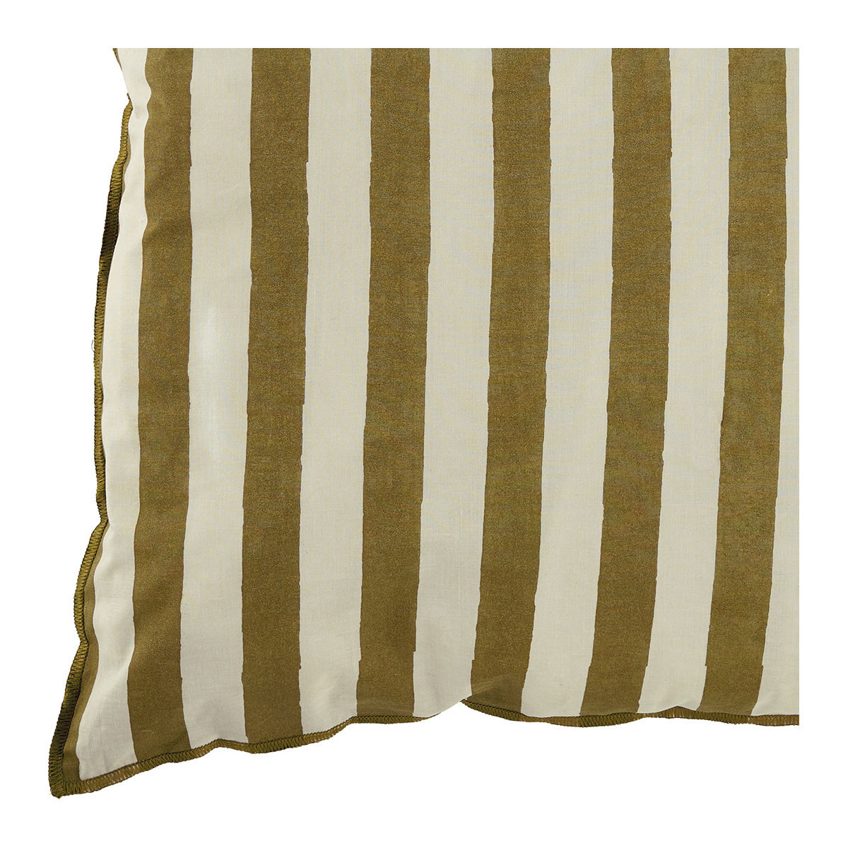 Housse de coussin coton 60x40 cumin, BLANC D’IVOIRE