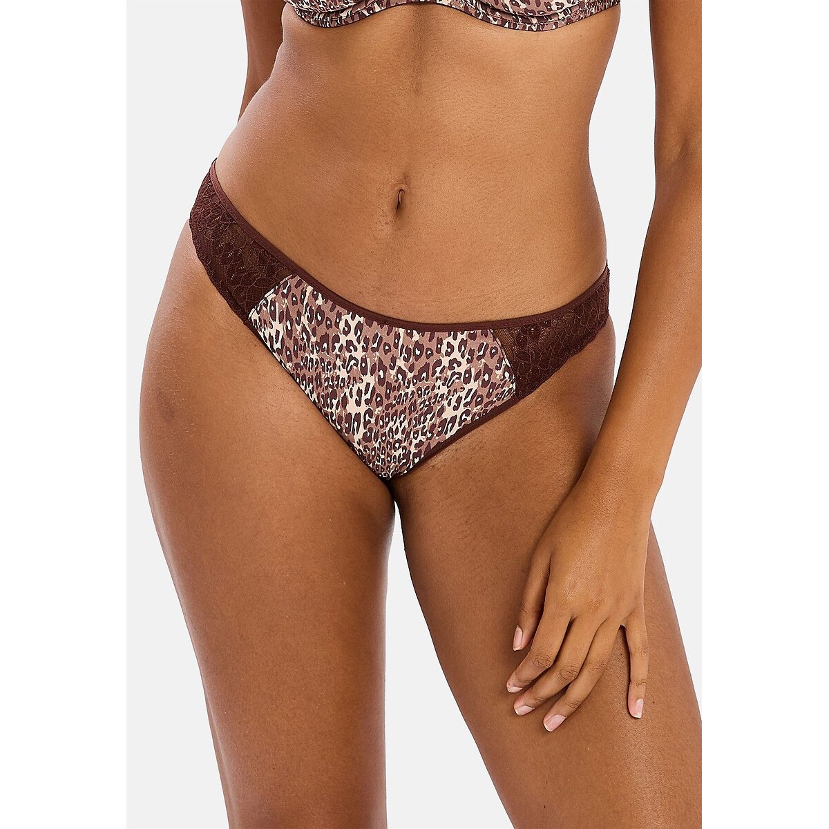 Cuecas NAIA chita chocolate, SANS COMPLEXE