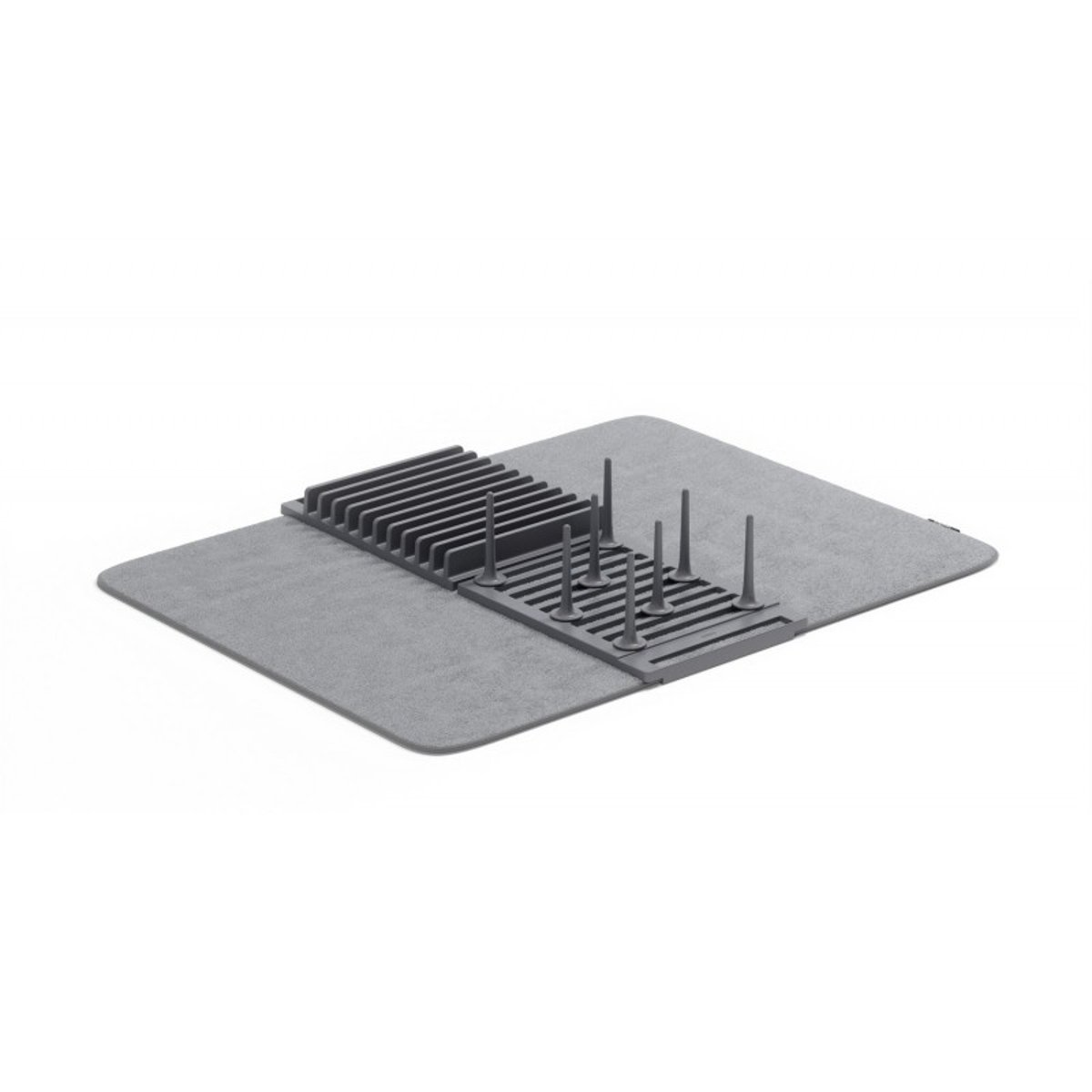 Egouttoir tapis à vaisselle design  UDRY gris, UMBRA