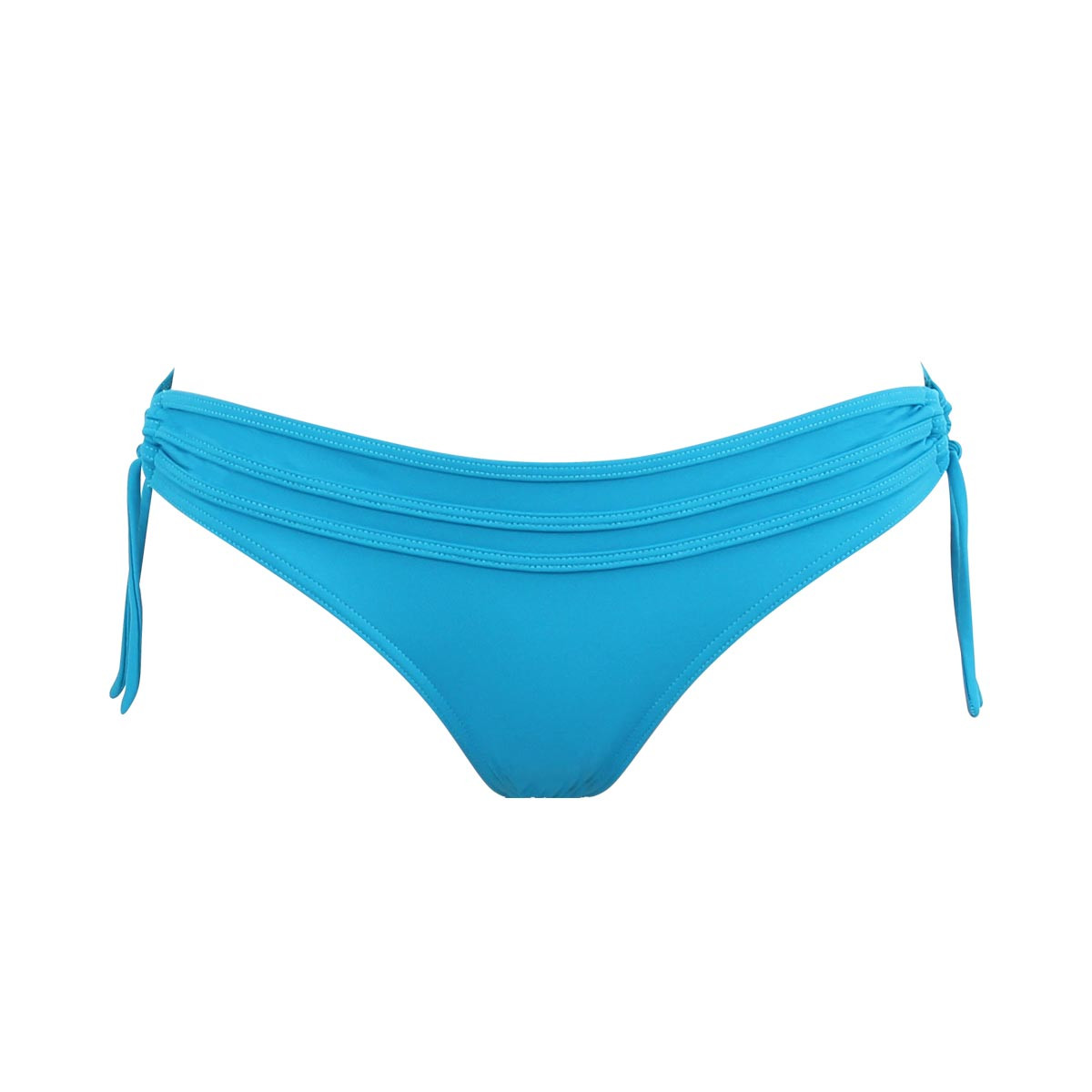 Bas de maillot coupe brésilienne Grace turquoise, JANINE ROBIN
