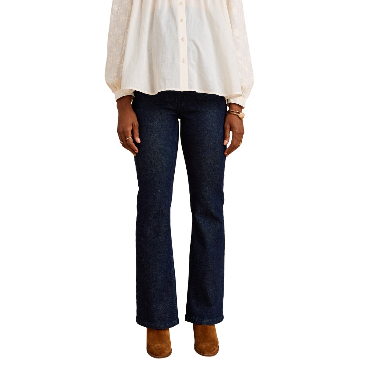 Jean flare de grossesse bleu foncé, ENVIE DE FRAISE