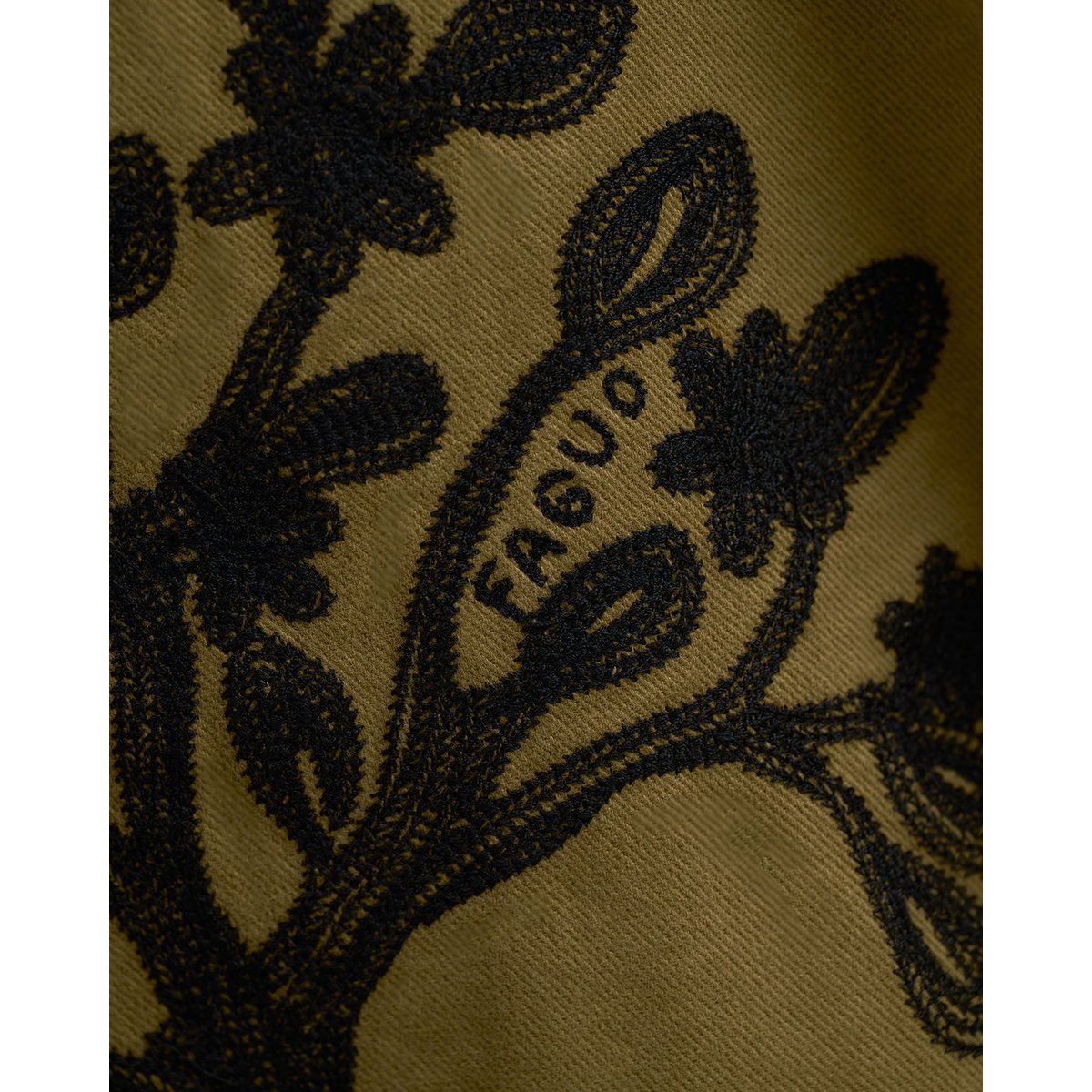 Veste LORGE kaki foncé, FAGUO