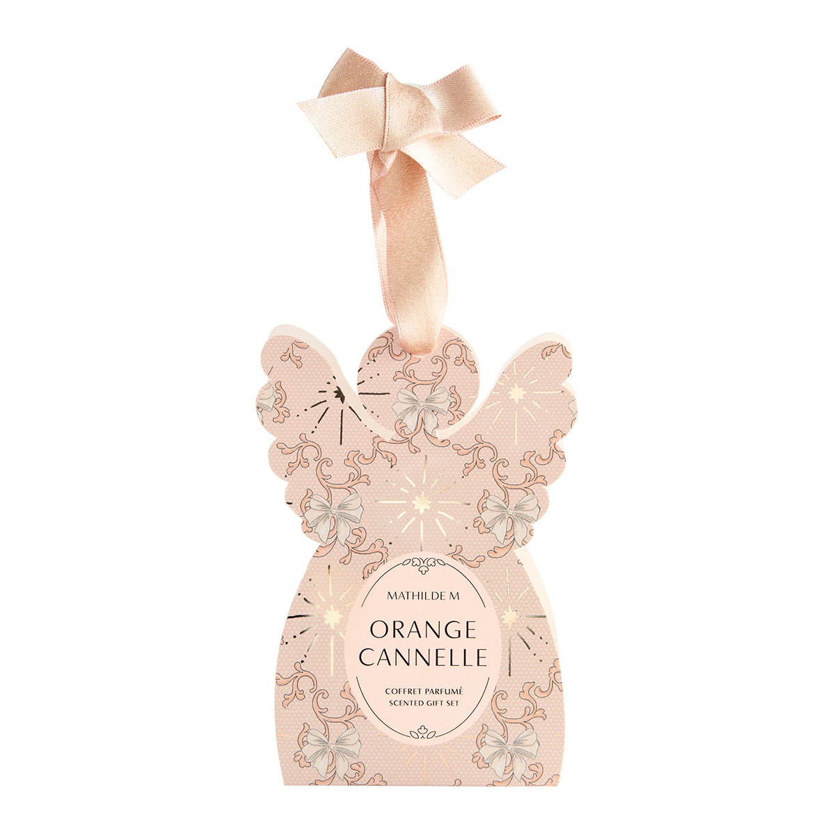 Coffret Surprises Ange parfum Orange Cannelle RUBANS DE FÊTE orange, MATHILDE M