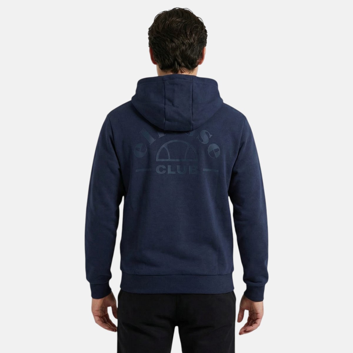 Veste zippée à capuche, manches longues LOUNGE bleu marine, ELLESSE
