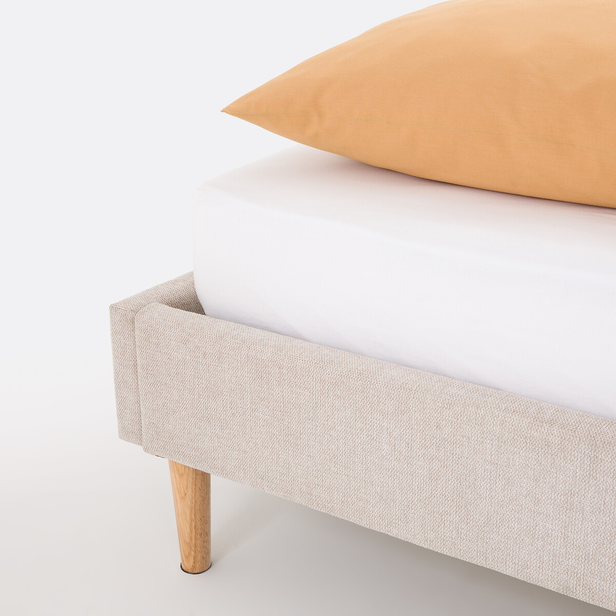 Cama con somier, Mizo beige , LA REDOUTE INTERIEURS