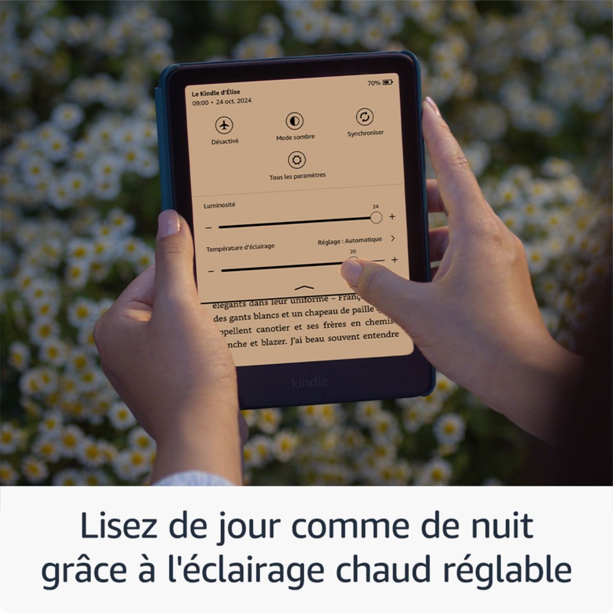 Liseuse eBook Kindle Paperwhite 16 Go Rose couleur unique, AMAZON