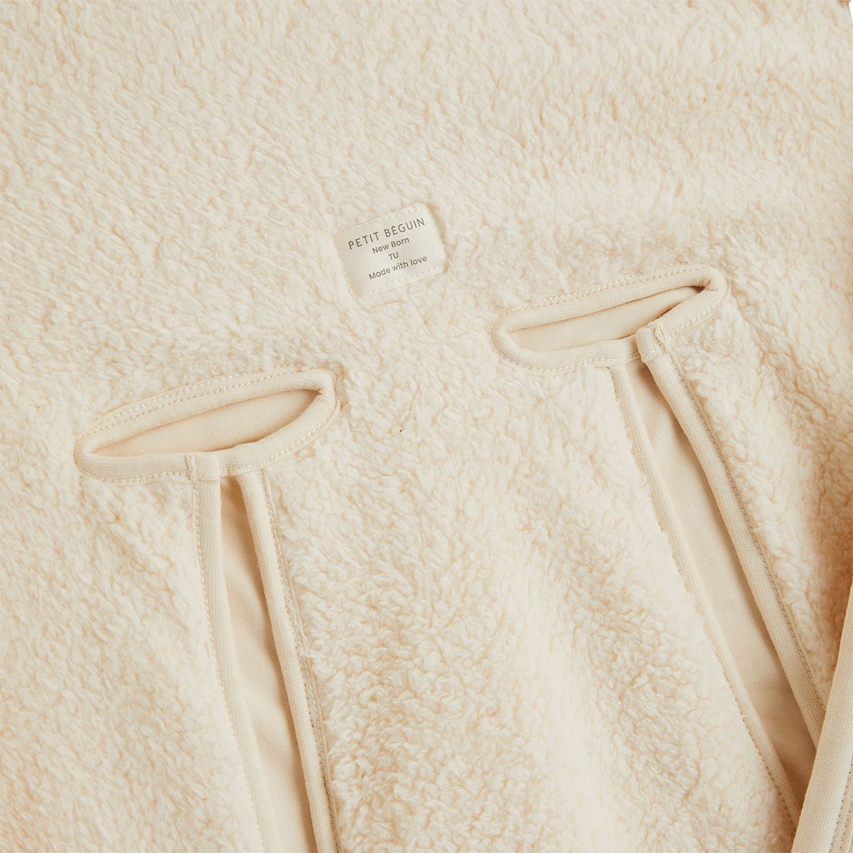 Couverture de voyage bébé Voix Lactée ecru, PETIT BEGUIN